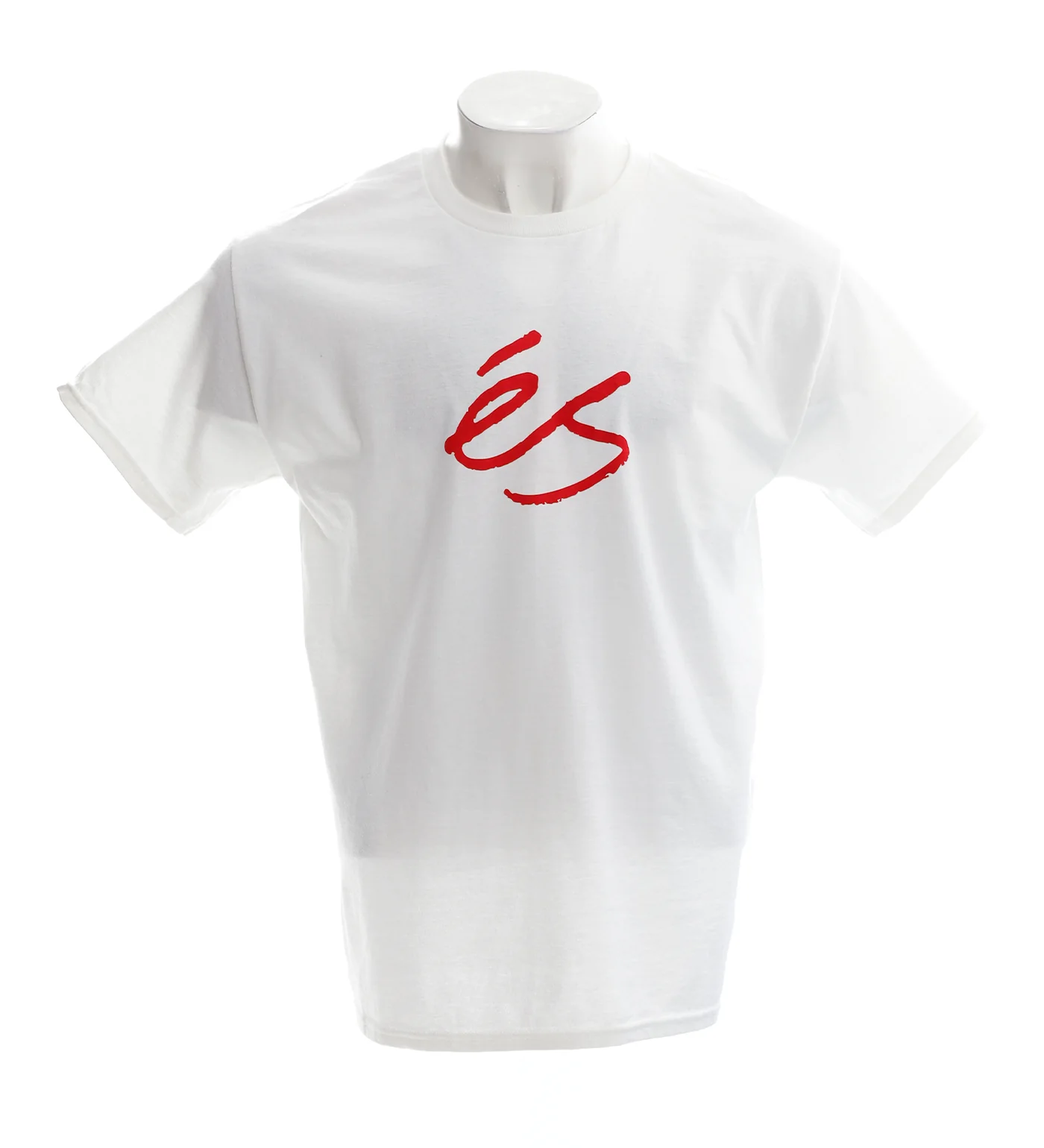 Mid Script, White/Red