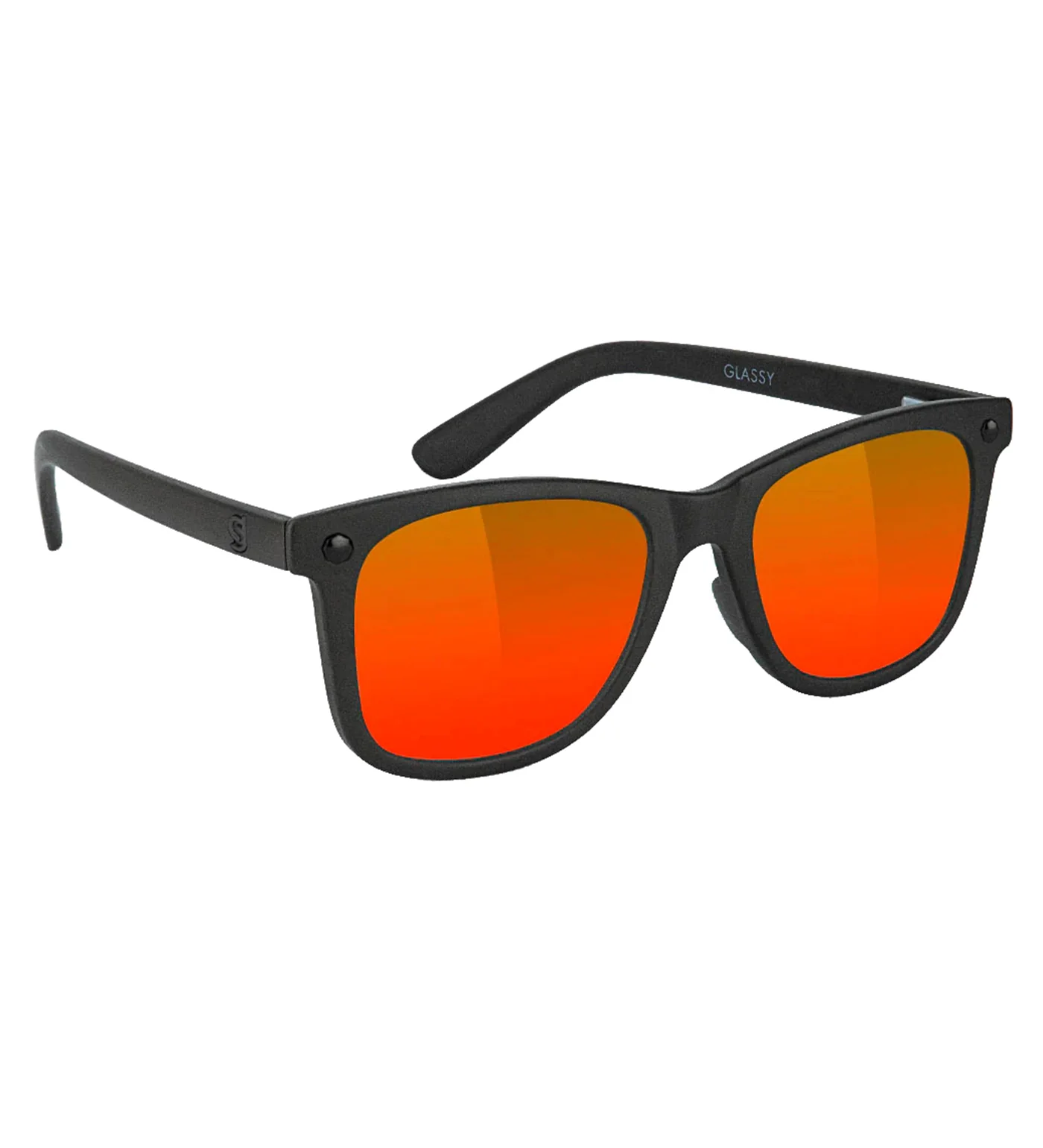 Mike Mo Premium Polarized, Matte Blackout/Red Mirror