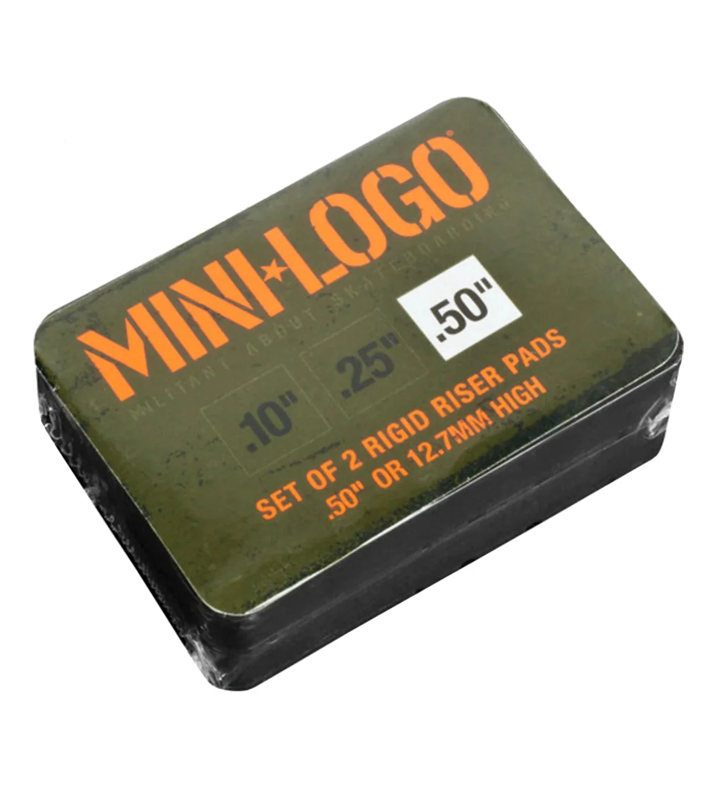 Mini-Logo Riser Pads 0.50", Black