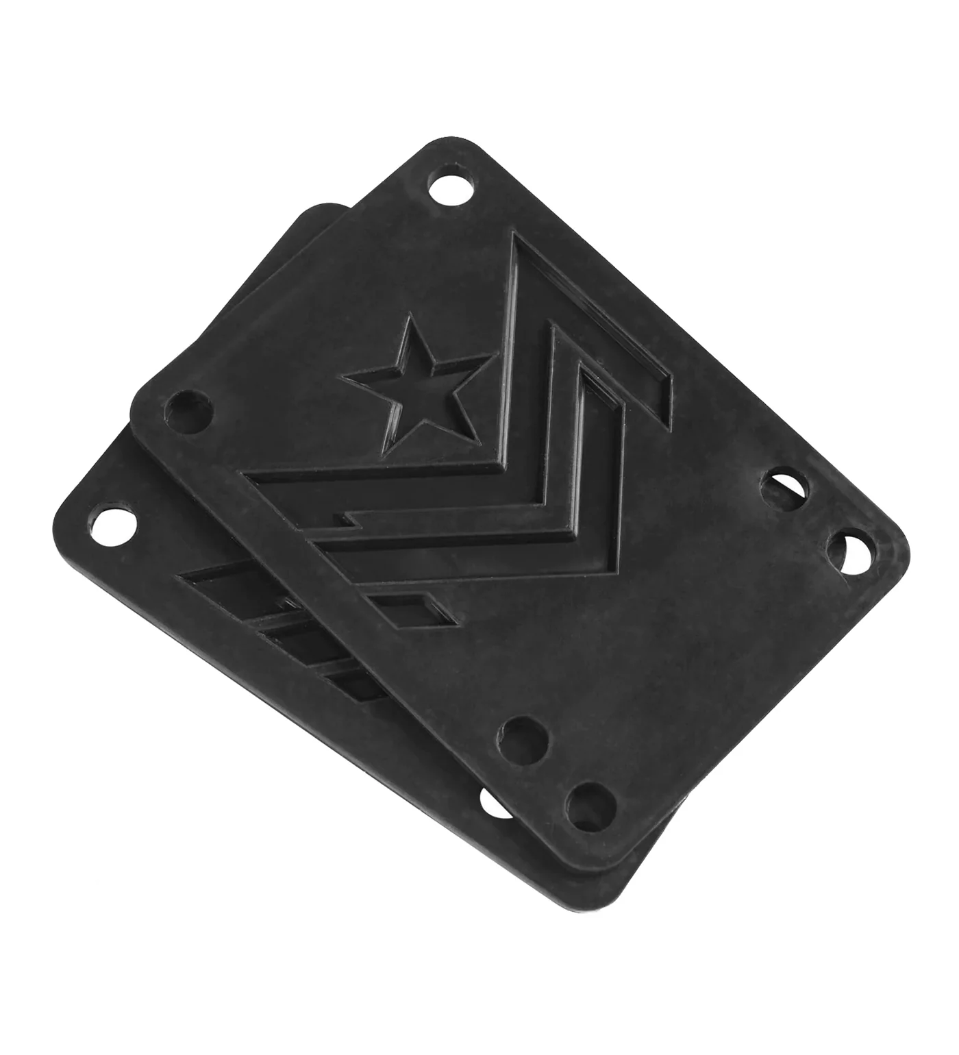 Mini-Logo Shock Pads 0.10", Black - Image 2