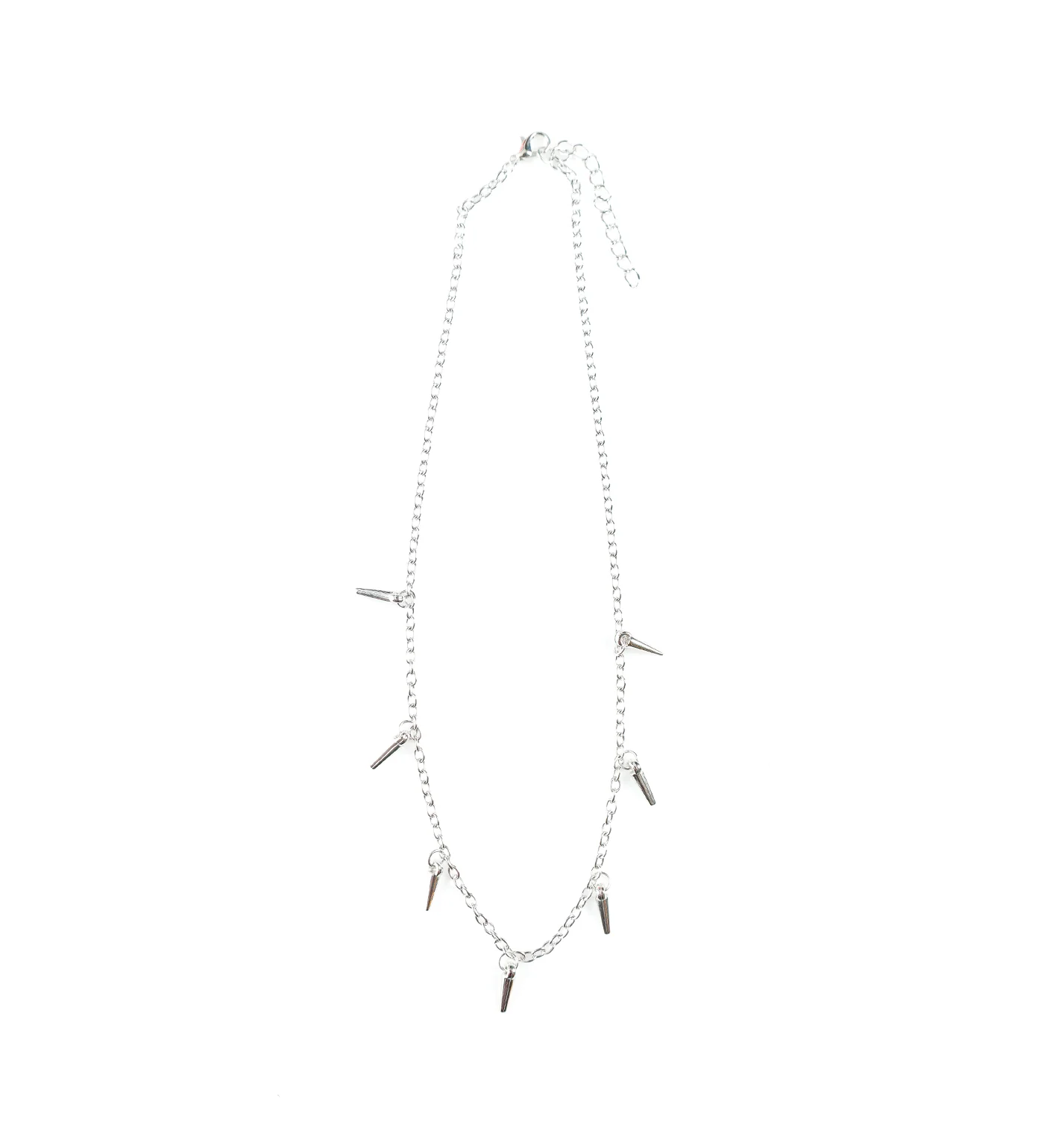 Mini Spike Chain, Silver (2E)