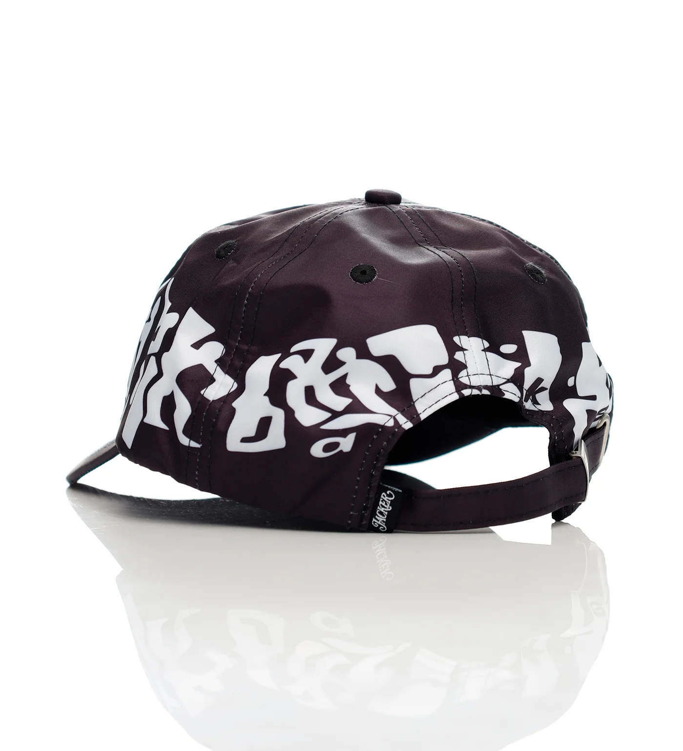 Mirror Maze Nylon Baseball Strapback, Black - Image 2