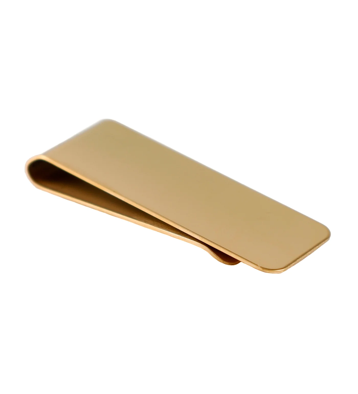 Money Clip, Stainless Steel Gold - Image 2