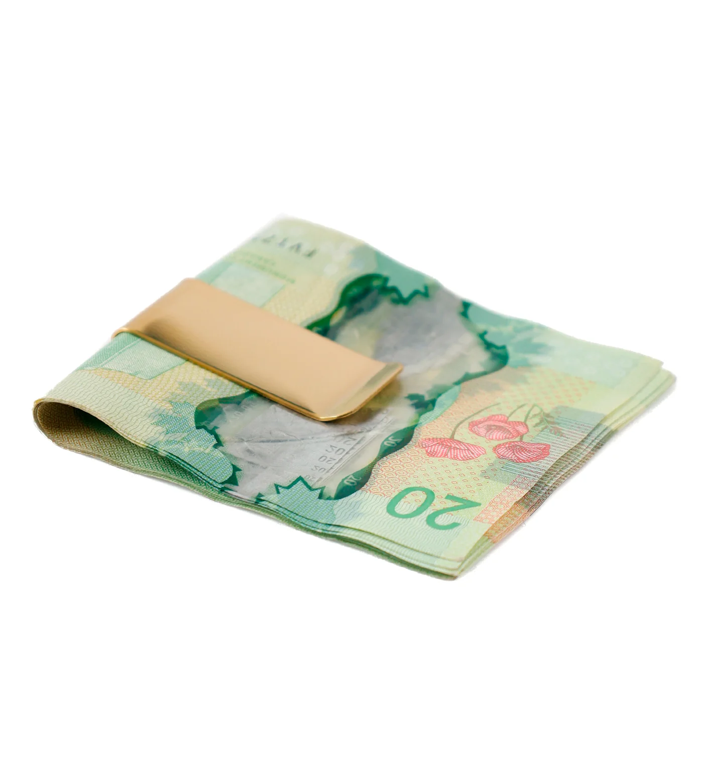 Money Clip, Stainless Steel Gold - Image 3