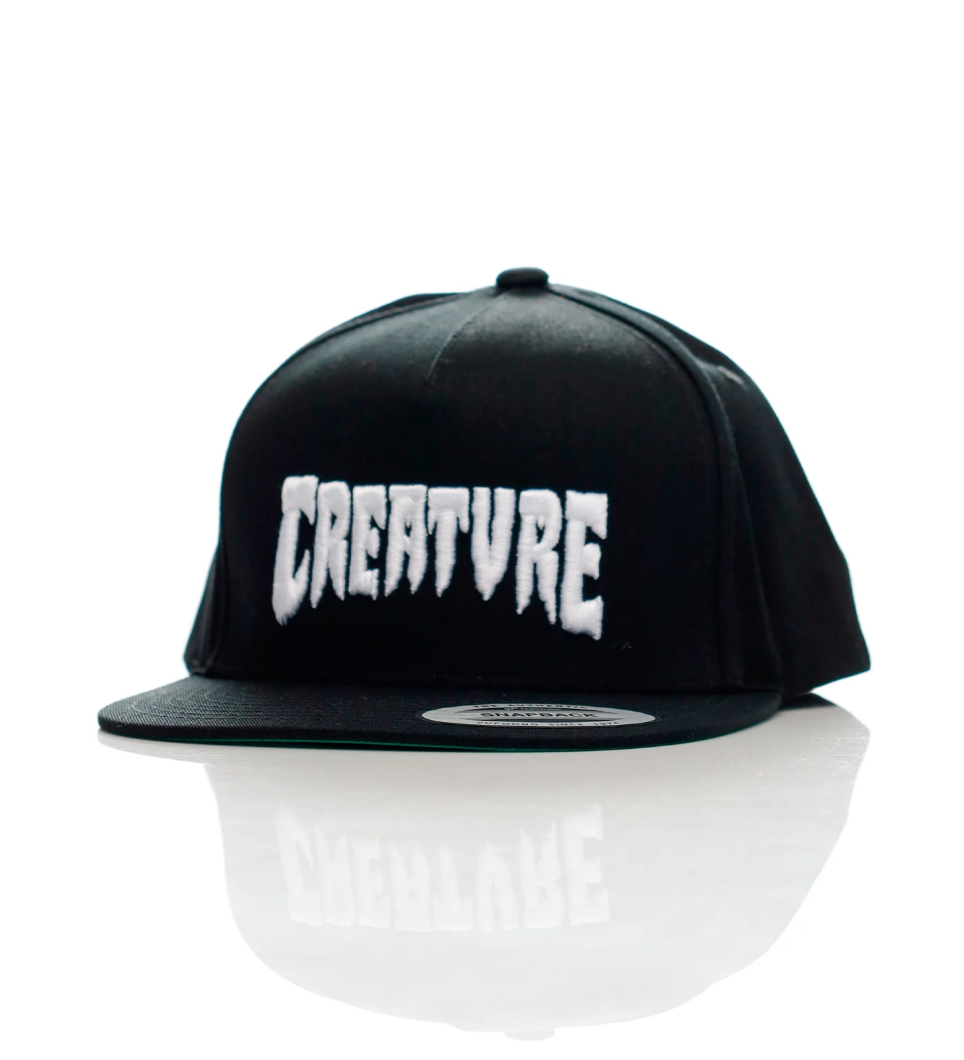 Mono Logo Snapback, Black