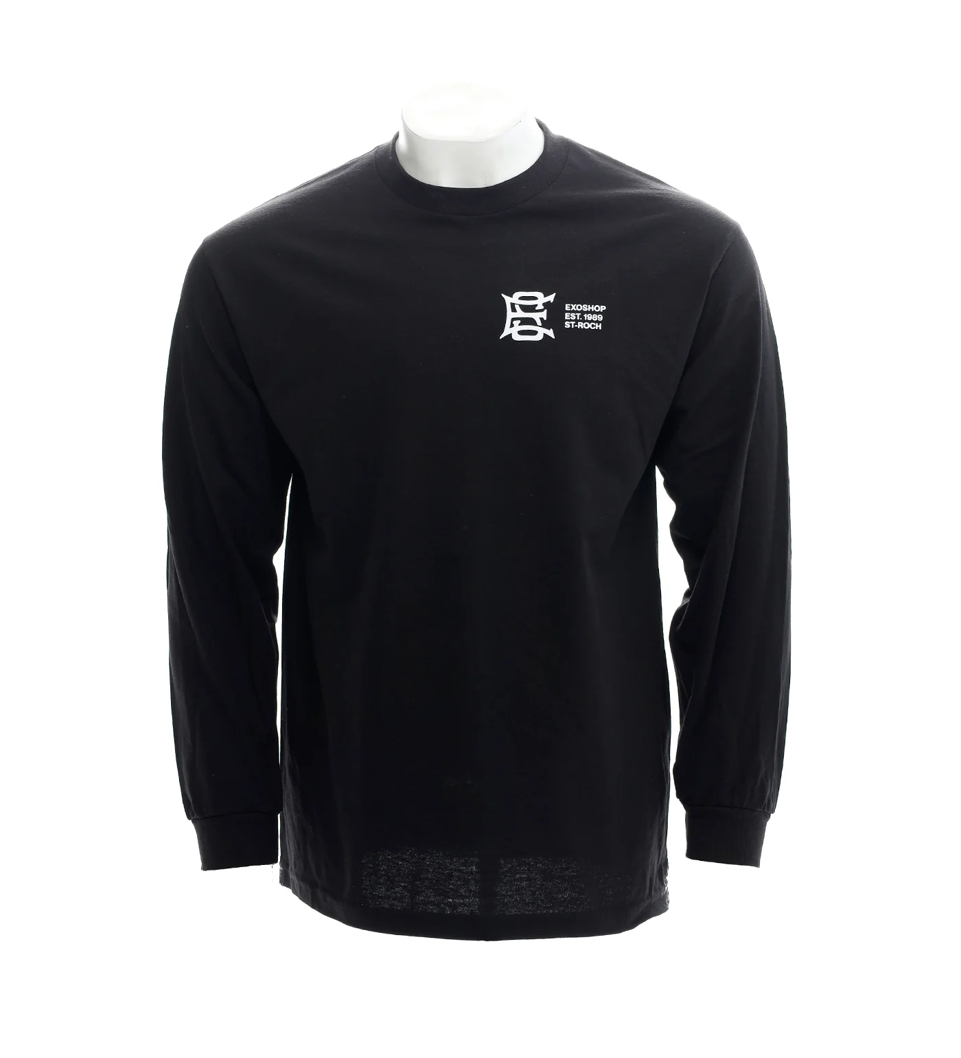 Monogram L/S, Black