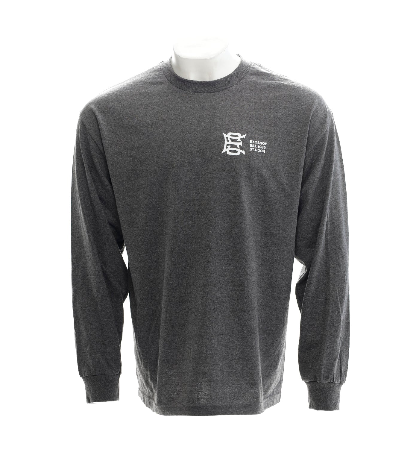 Monogram L/S, Charcoal