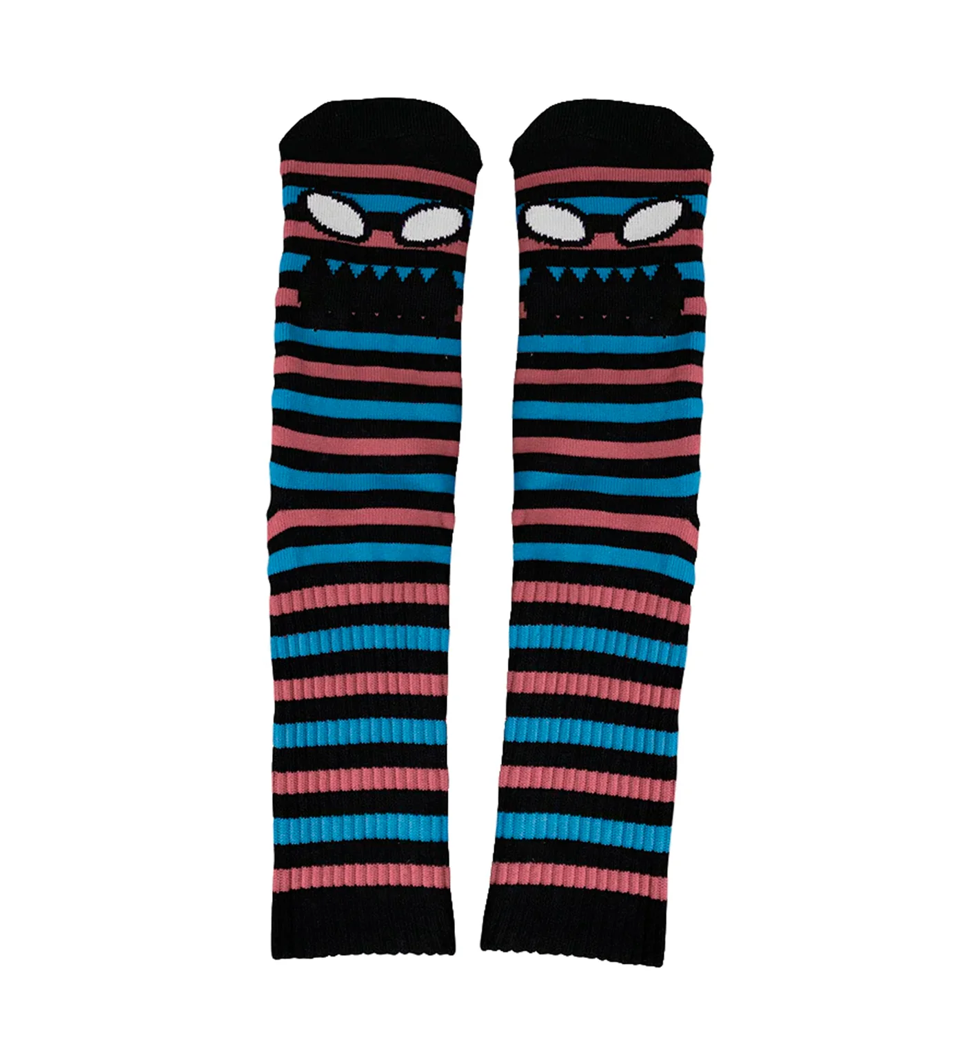 Monster Face Mini Stripe, Blue