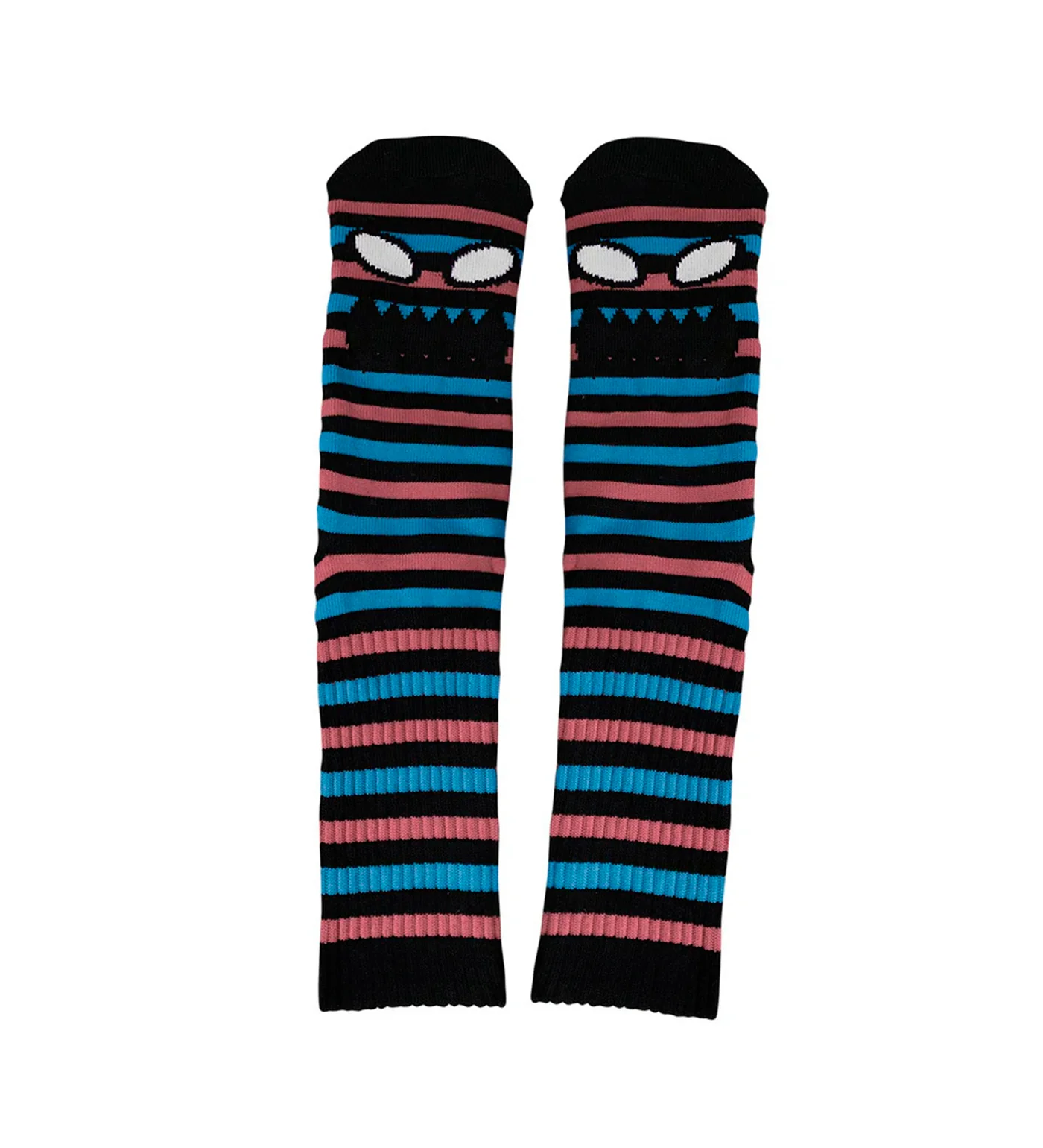 Monster Face Mini Stripe, Dusty Blue