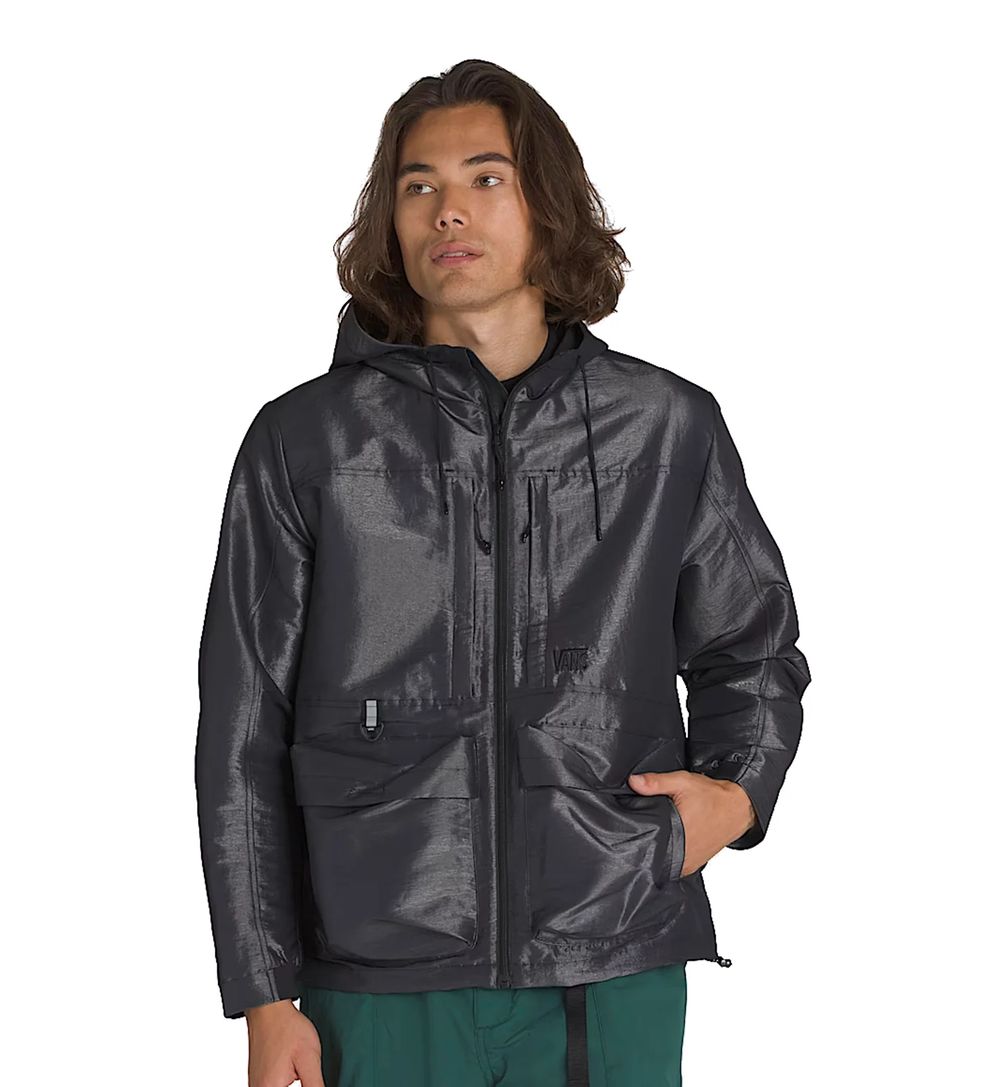 MTE Spectrum Windbreaker Jacket, Black - Image 2