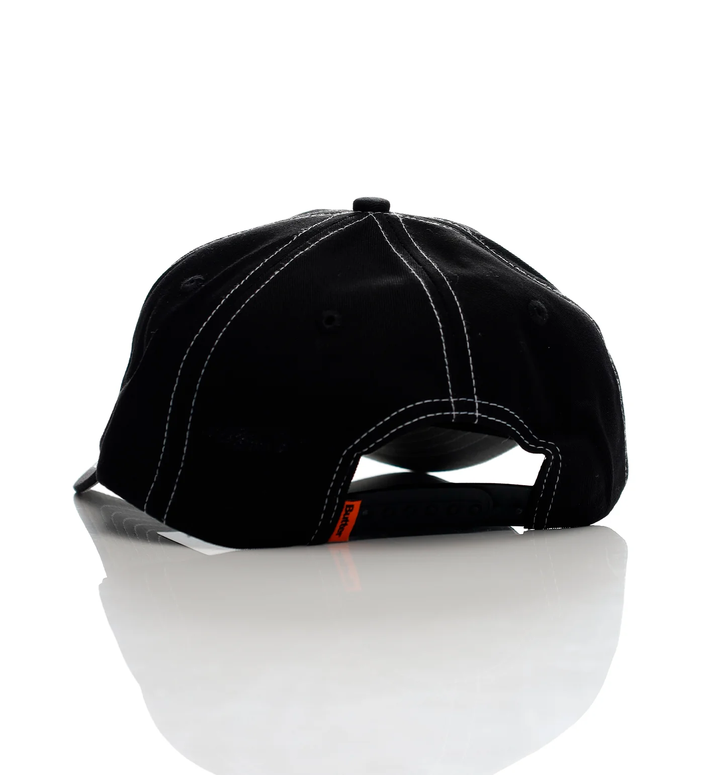 Nail 5 Panel Snapback, Black - Image 2