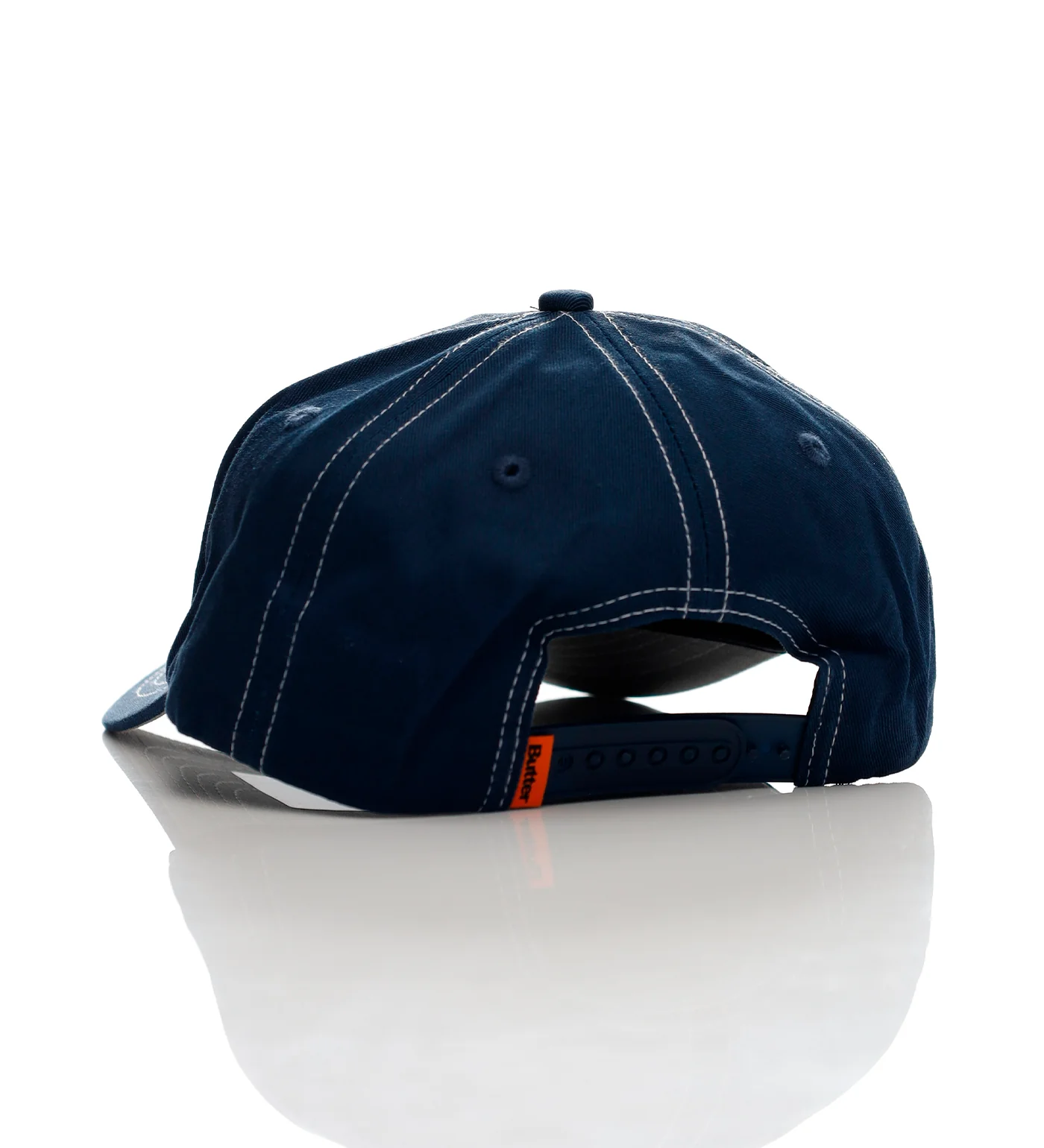 Nail 5 Panel Snapback, Navy - Image 2