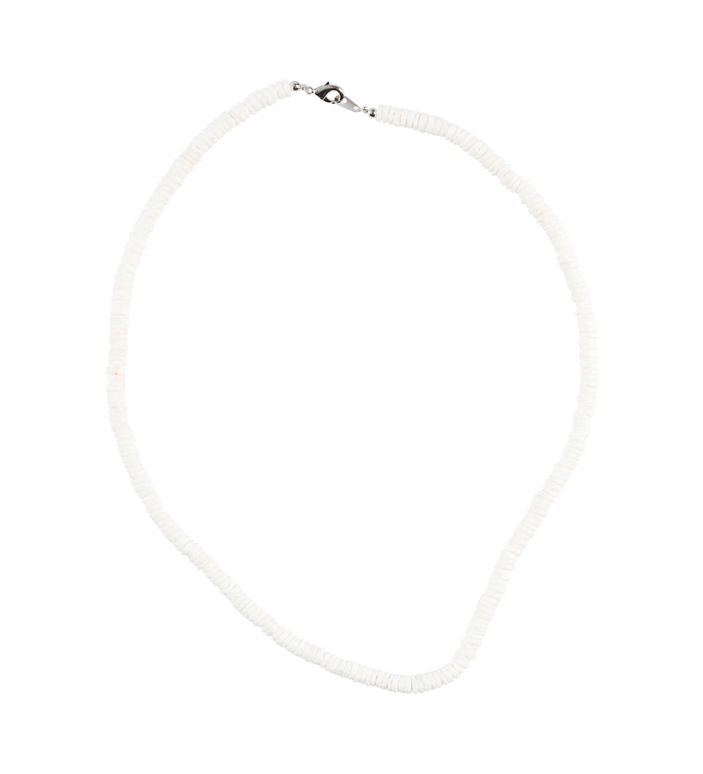 Natural Puka Necklace, White