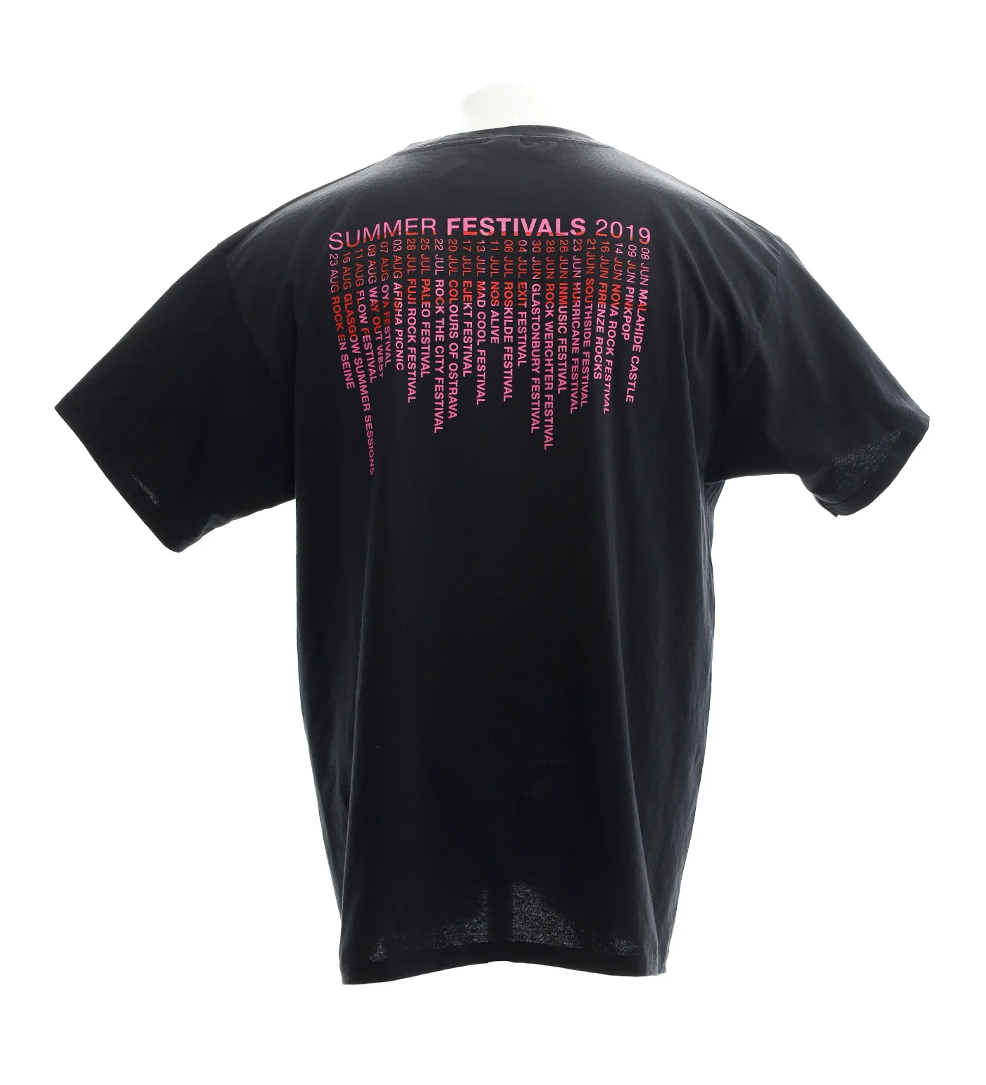 Neon Logo V-Neck Tour'19, Black - Image 2
