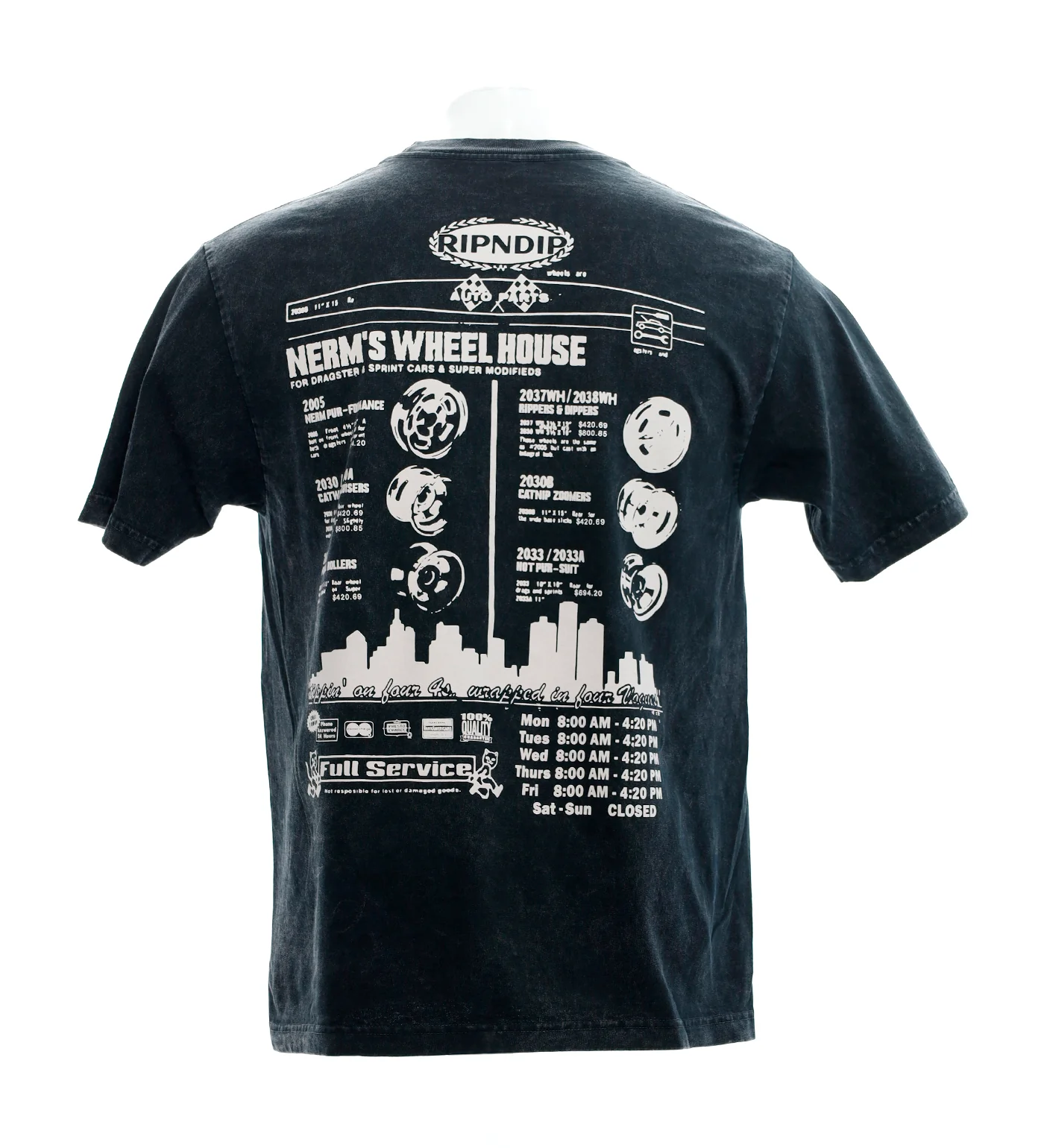 Nerm Wheels, Black Vintage Wash - Image 2