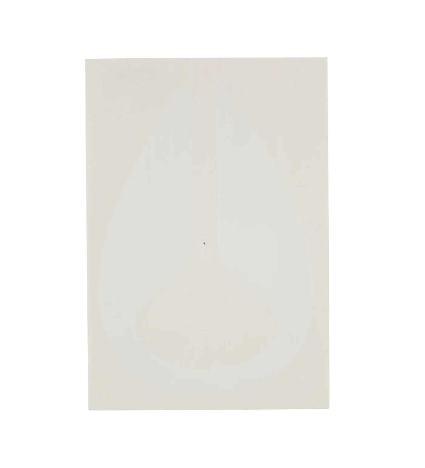 Die Cut Icon, White