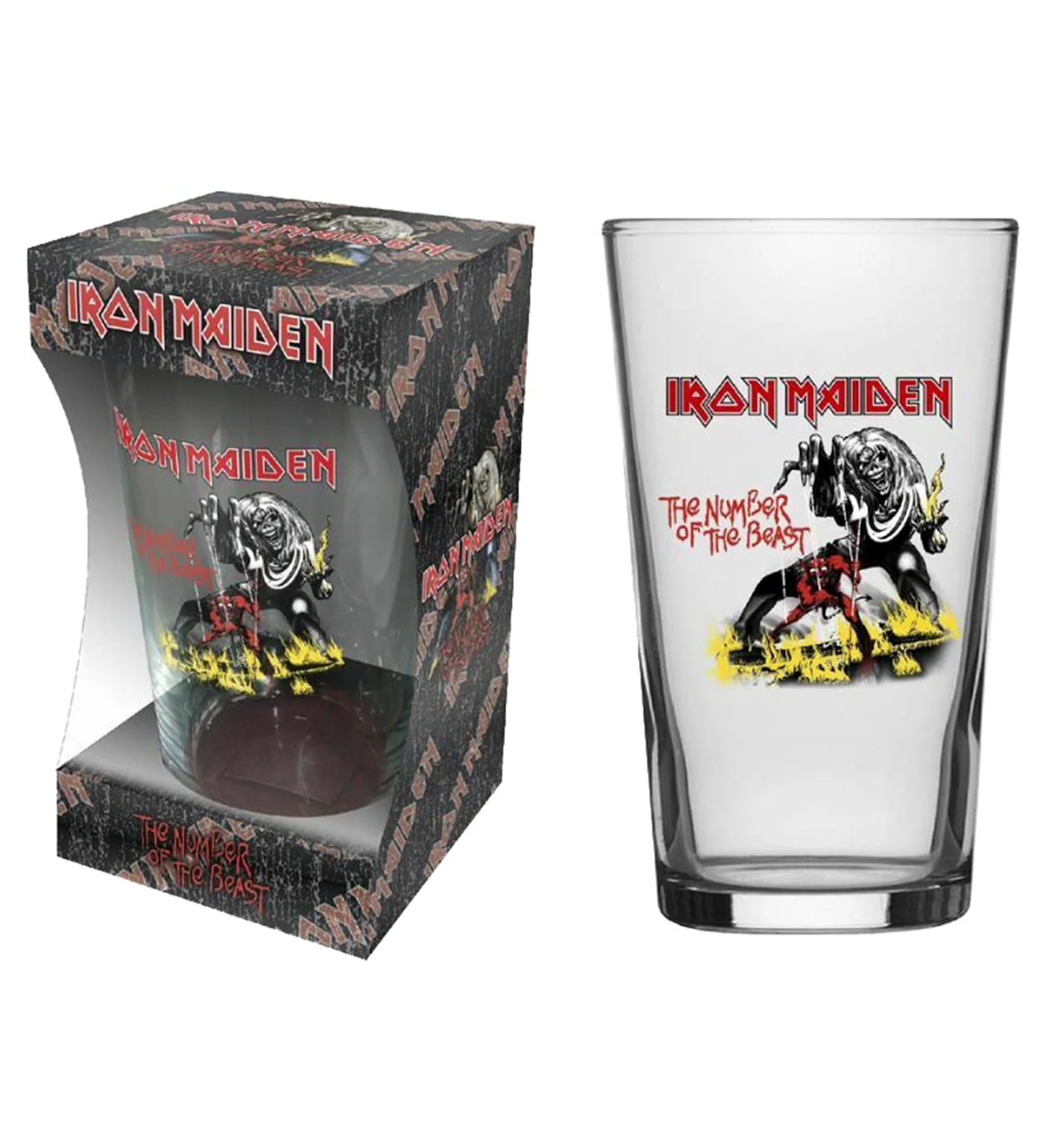 Number of the Beast, Pint Glass