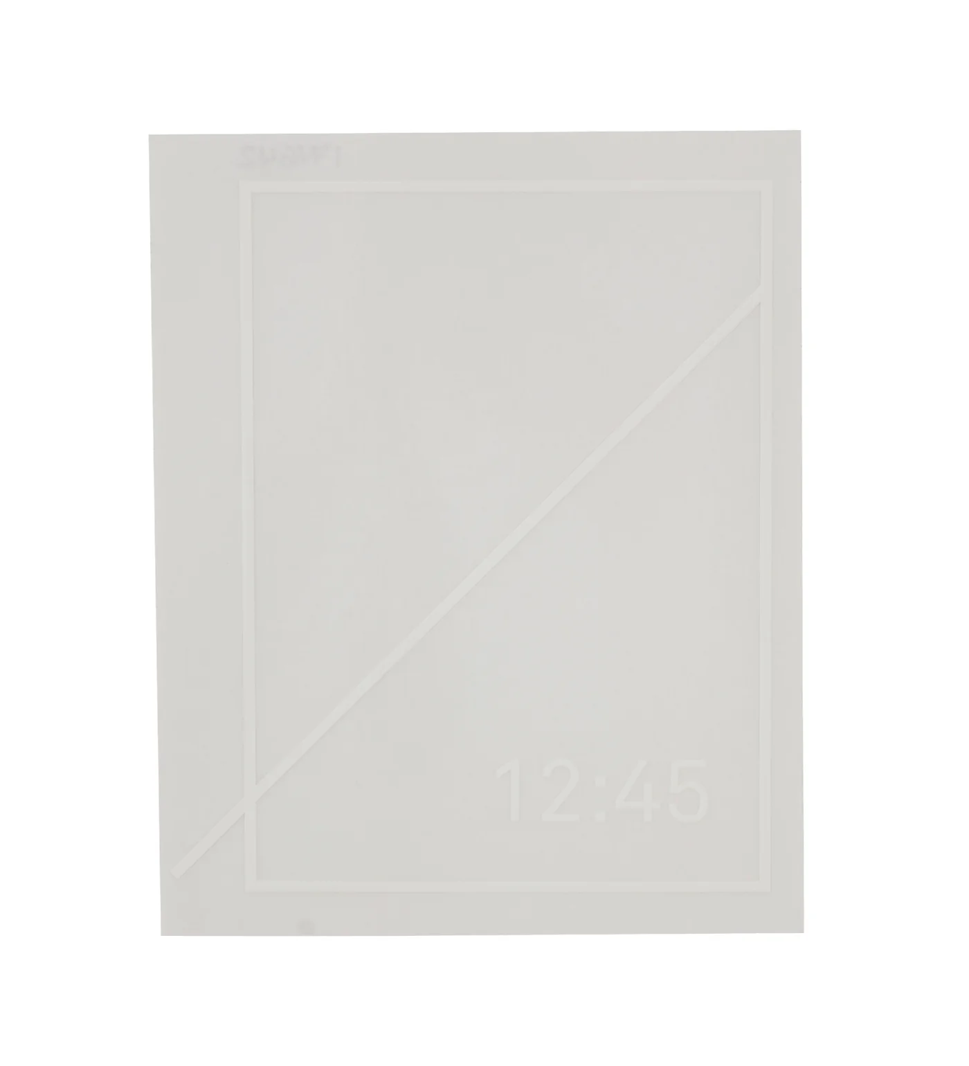 Miltered Logo, White / Transparent
