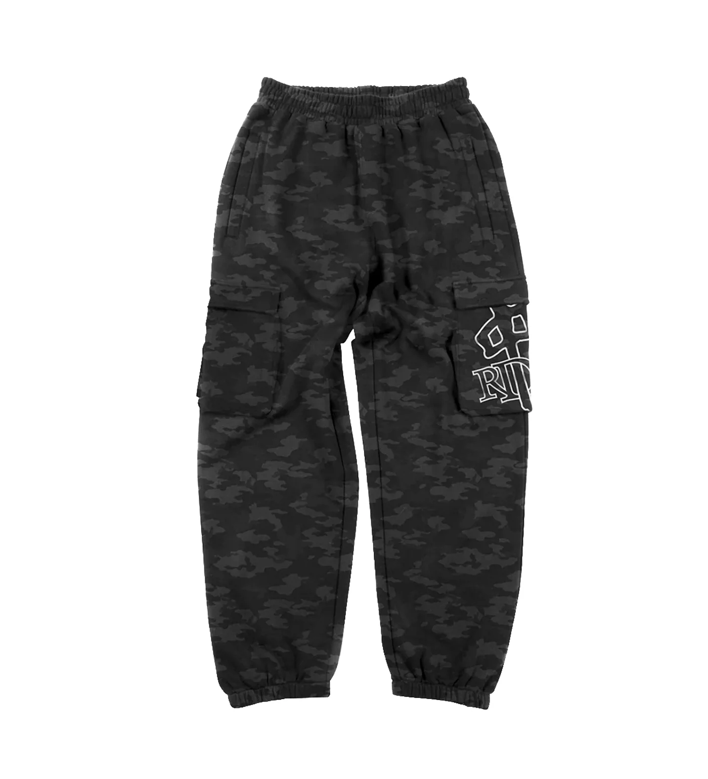 OG Cargo Sweatpants, Black Camo