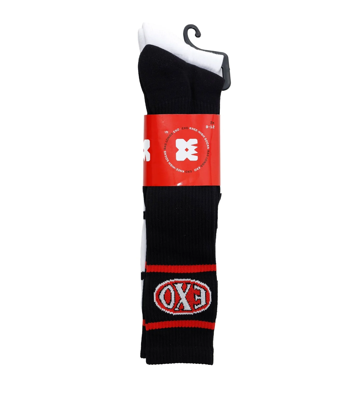 OG Logo Knee High 2-Pack, Black/White - Image 2