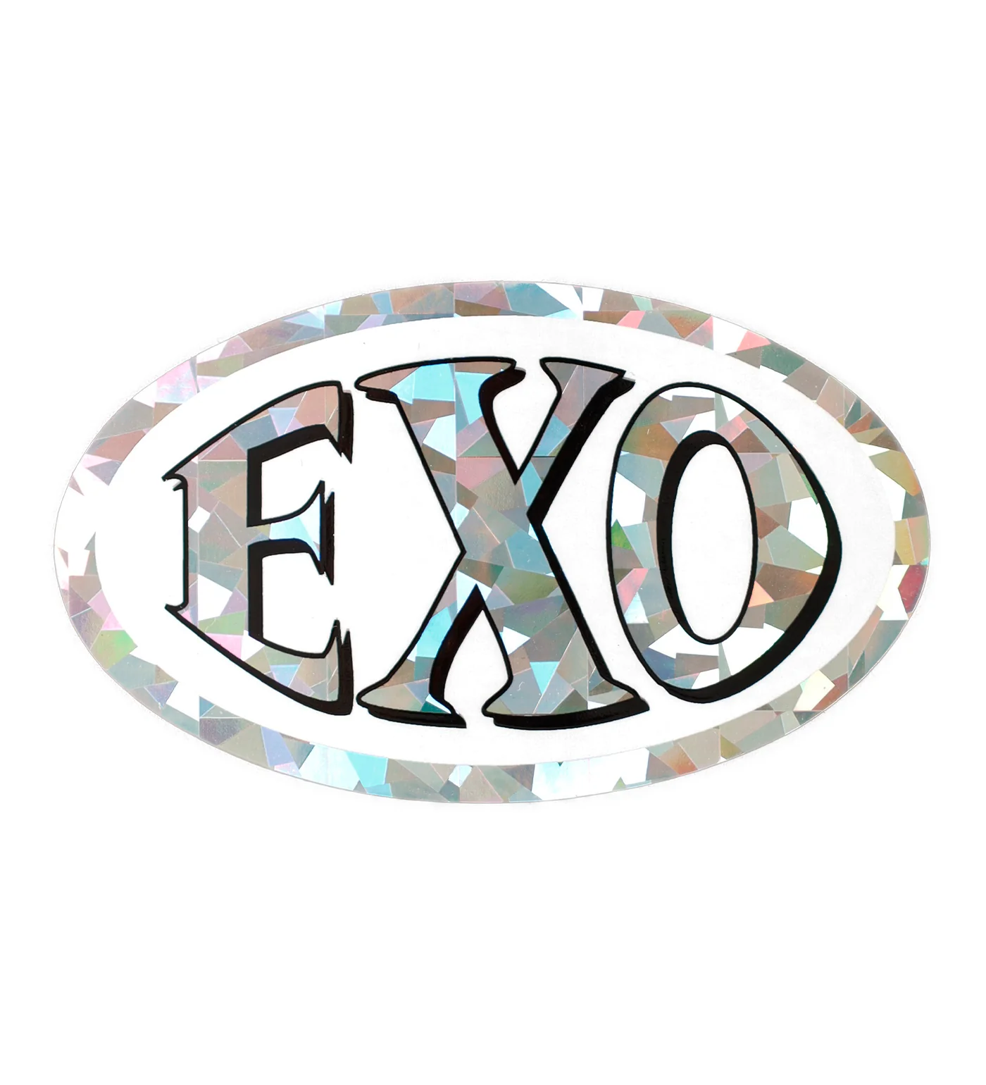 OG Logo Medium(J), White/Holographic