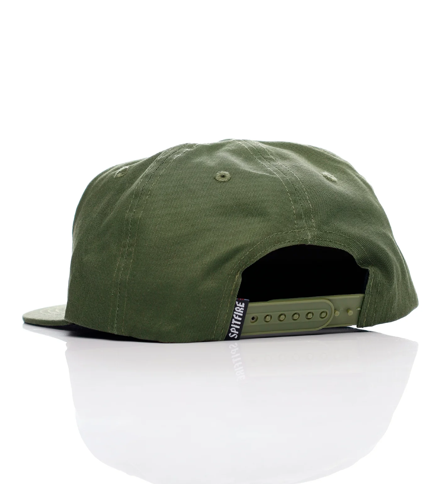 Old E Barbed Snapback, Olive - Image 2