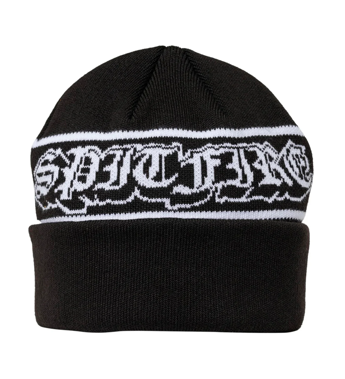 Old E Drop Cuff, Black/White