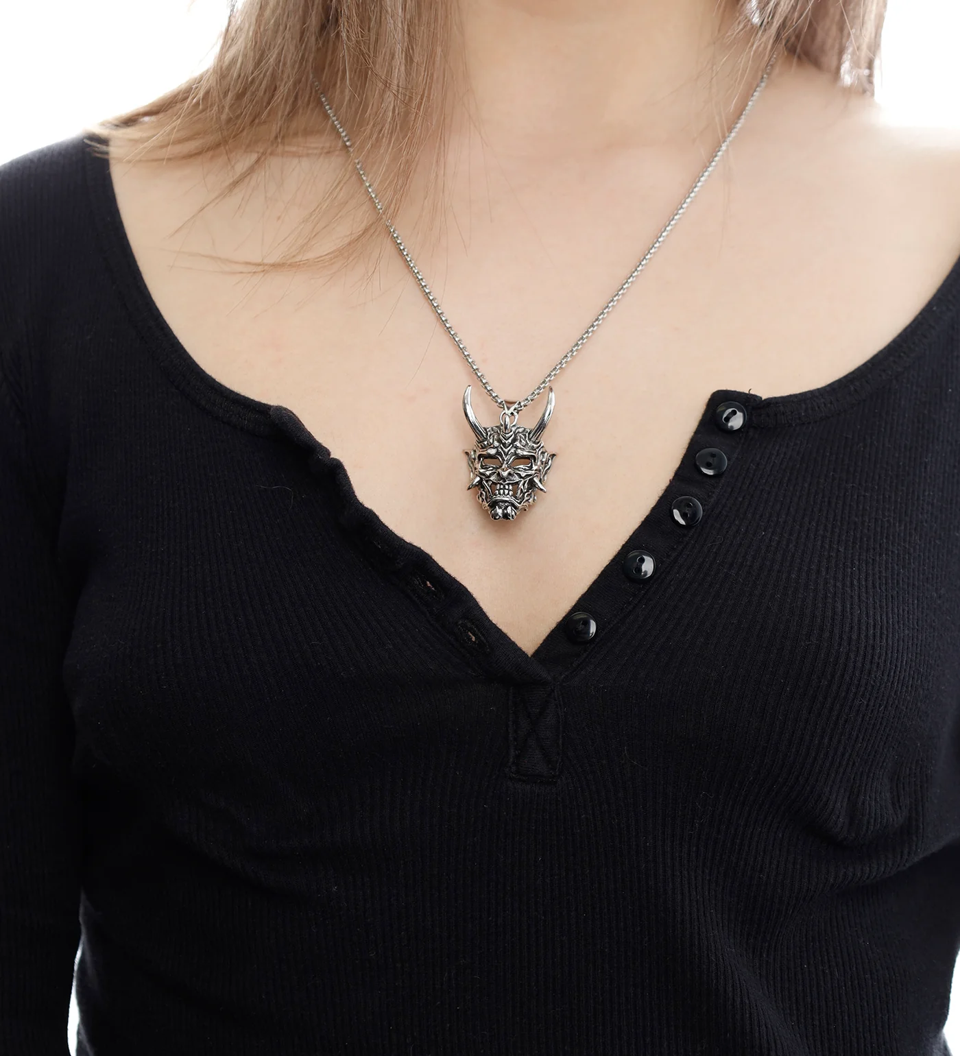 Oni Mask, Silver(2E) - Image 4