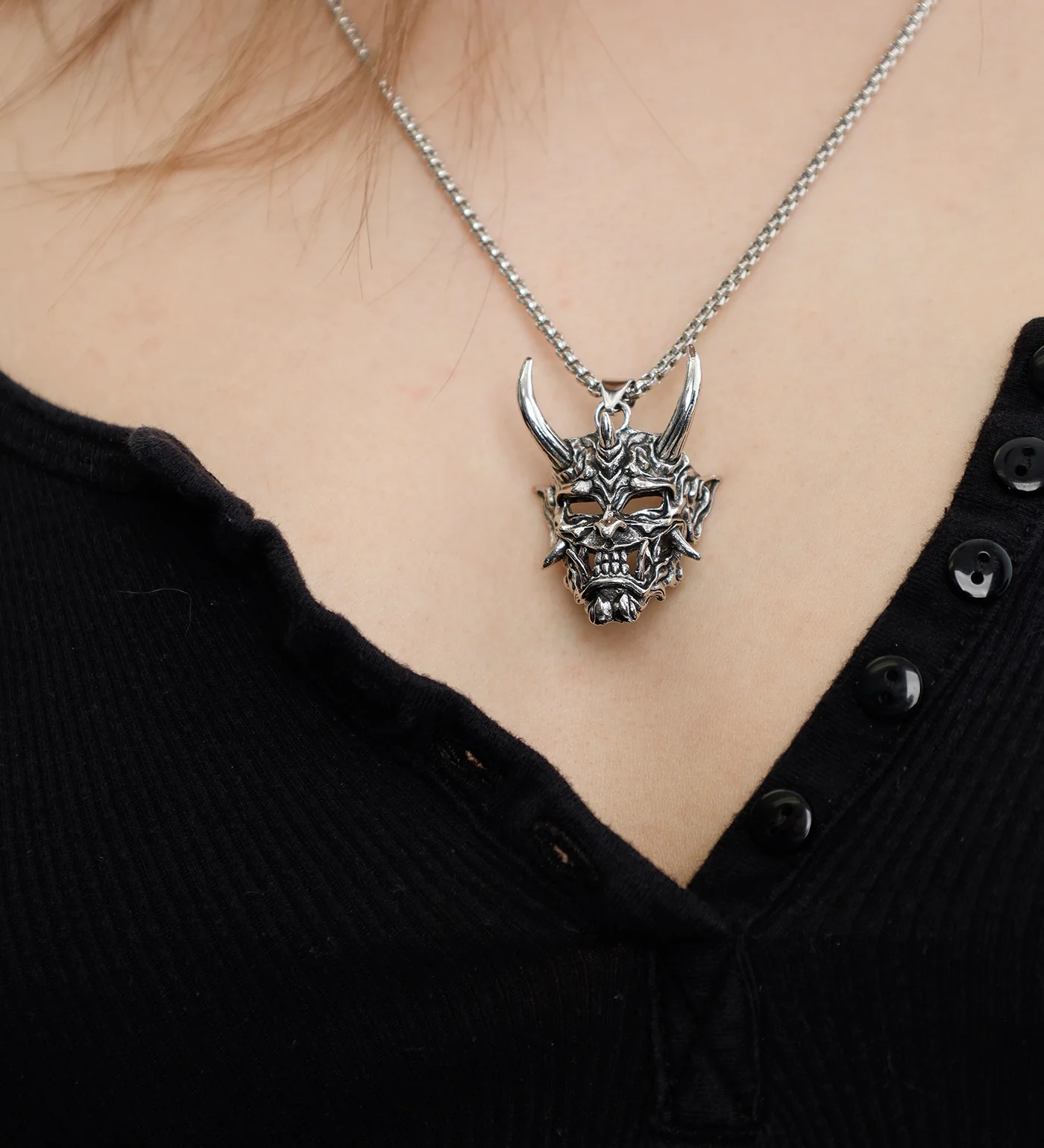 Oni Mask, Silver(2E) - Image 5