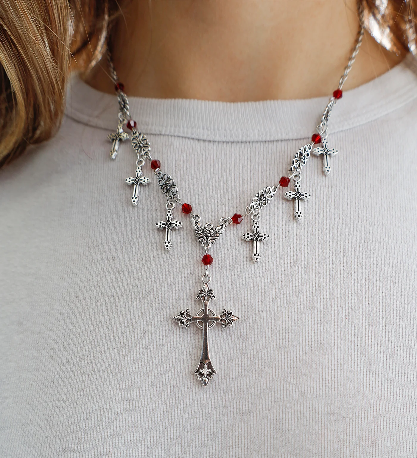 Ornemental Cross, Silver(2A) - Image 4