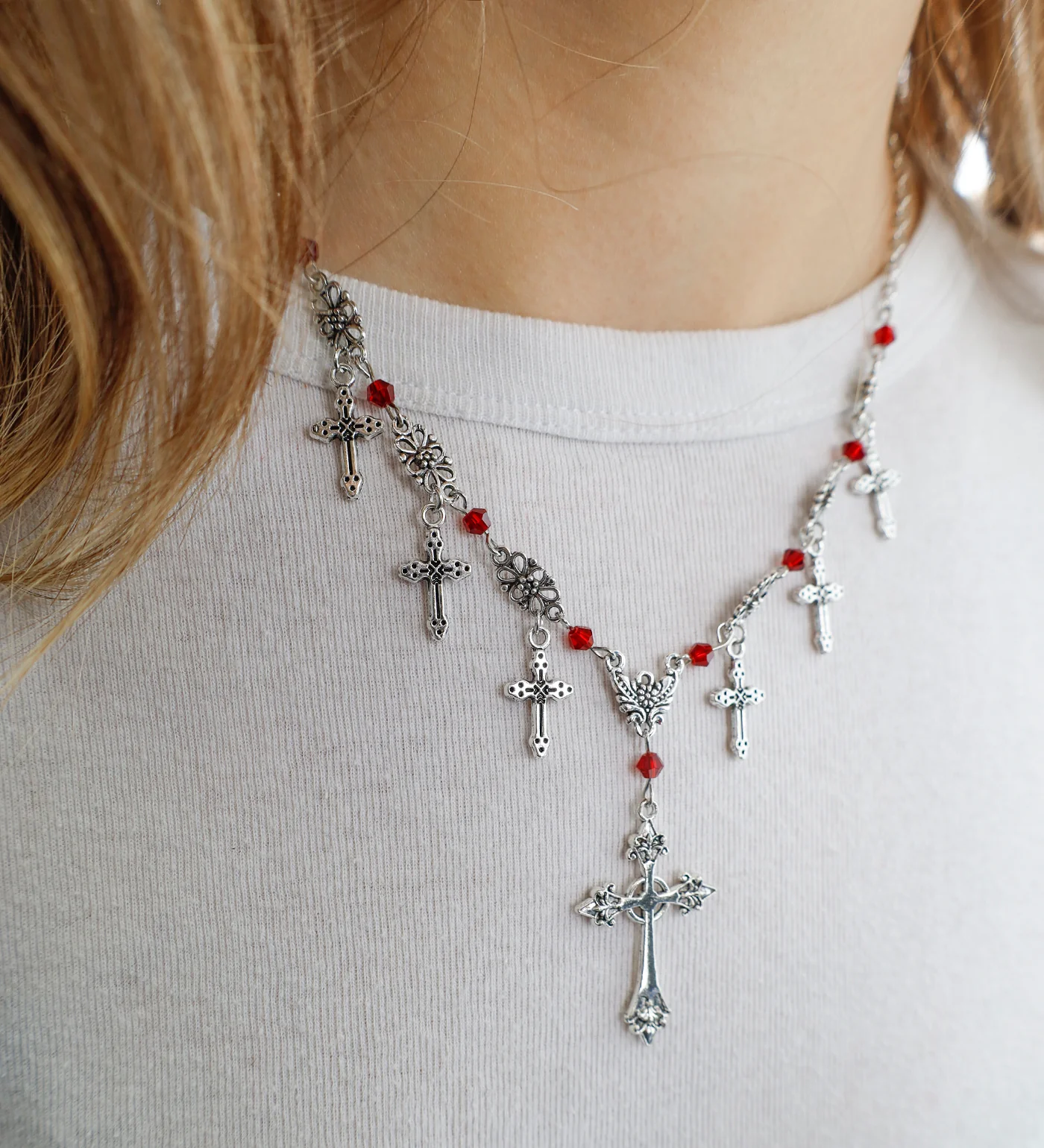 Ornemental Cross, Silver(2A) - Image 5