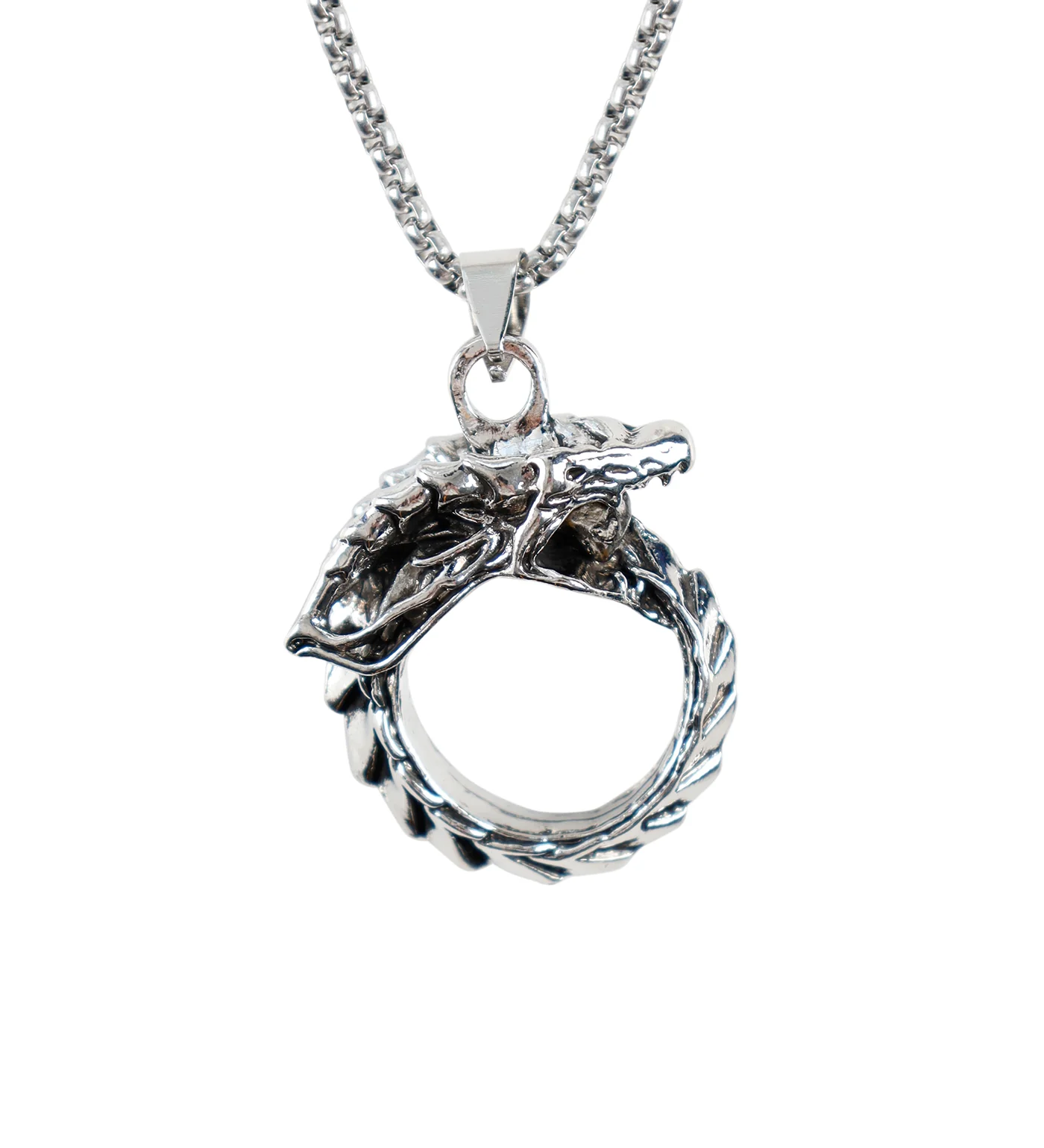 Ouroboros Ring, Silver(2E)