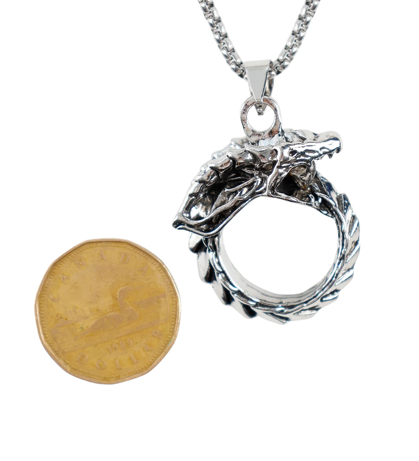 Ouroboros Ring, Silver(2E) - Image 2