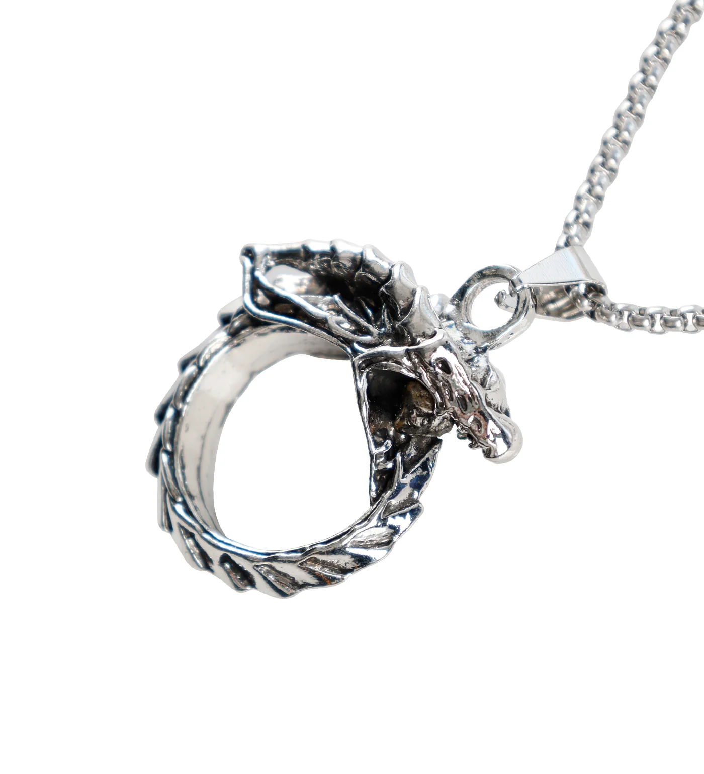 Ouroboros Ring, Silver(2E) - Image 3