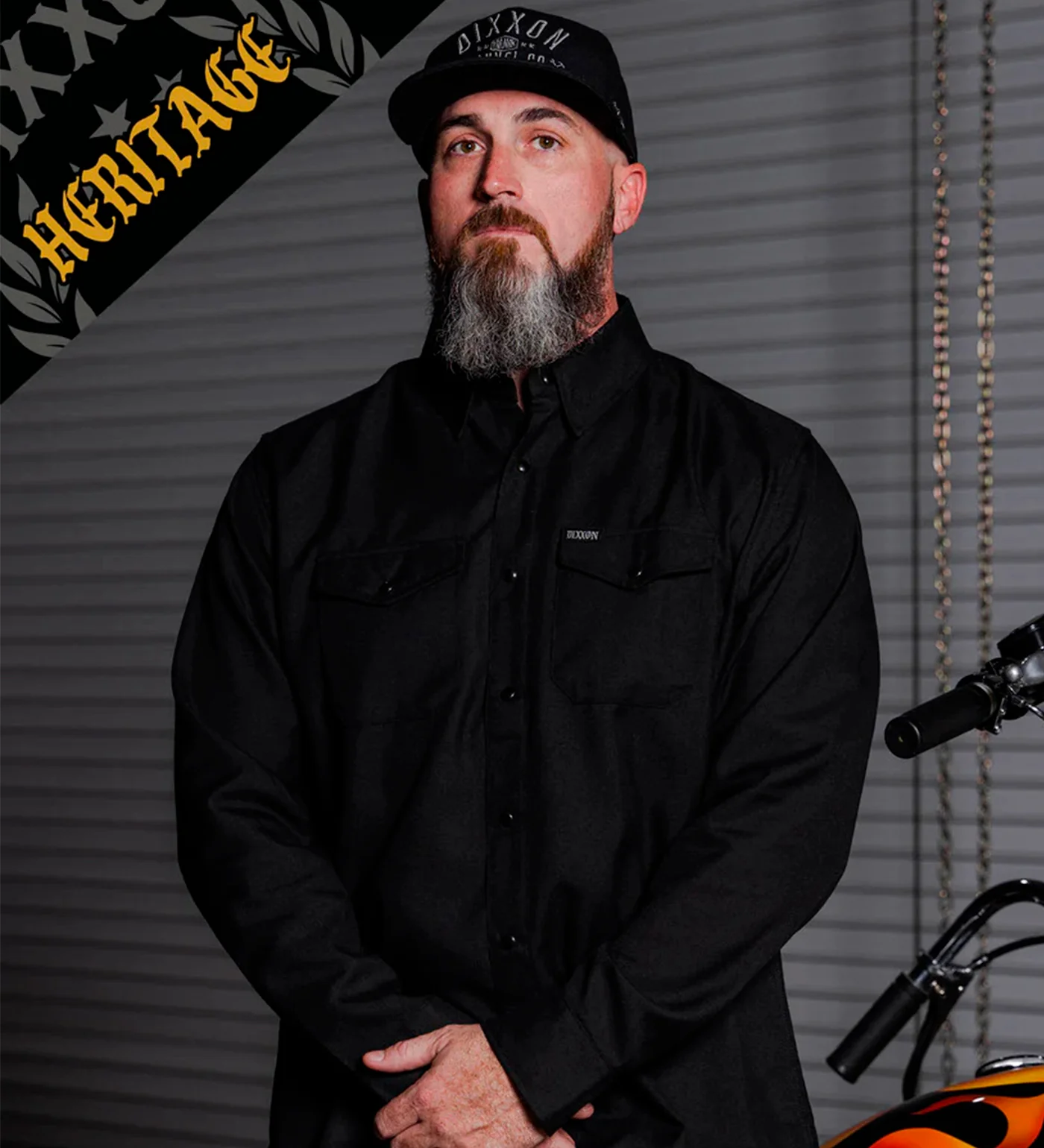 Outlaw Heritage Flannel, Black - Image 4