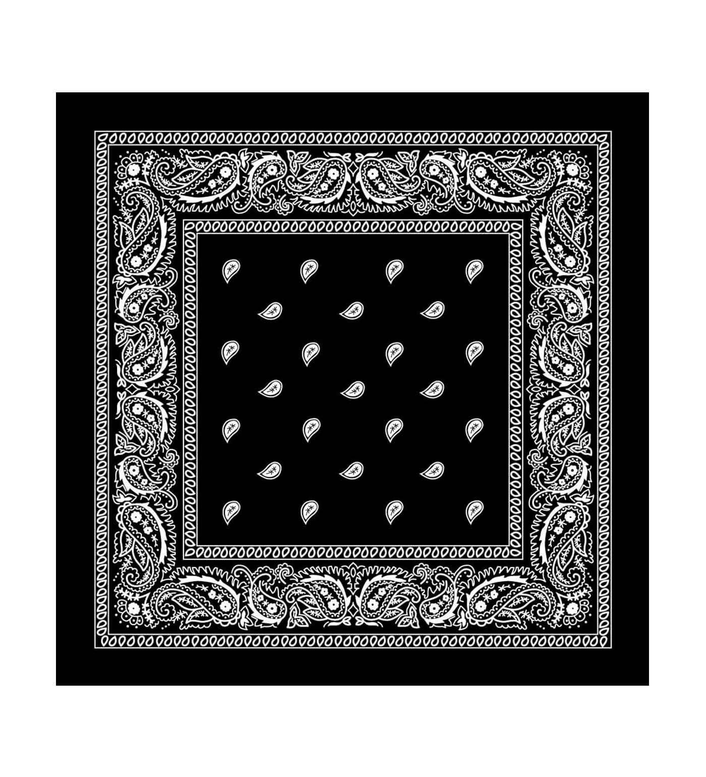 Paisley Bandana, Black
