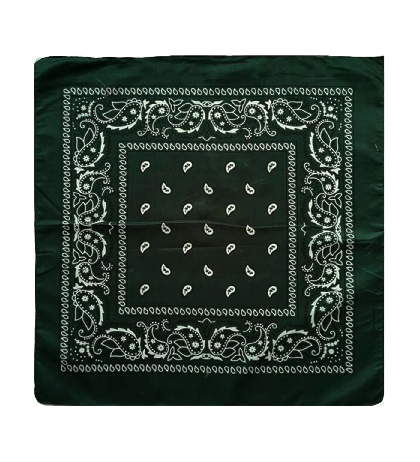 Paisley Bandana, Dark Green