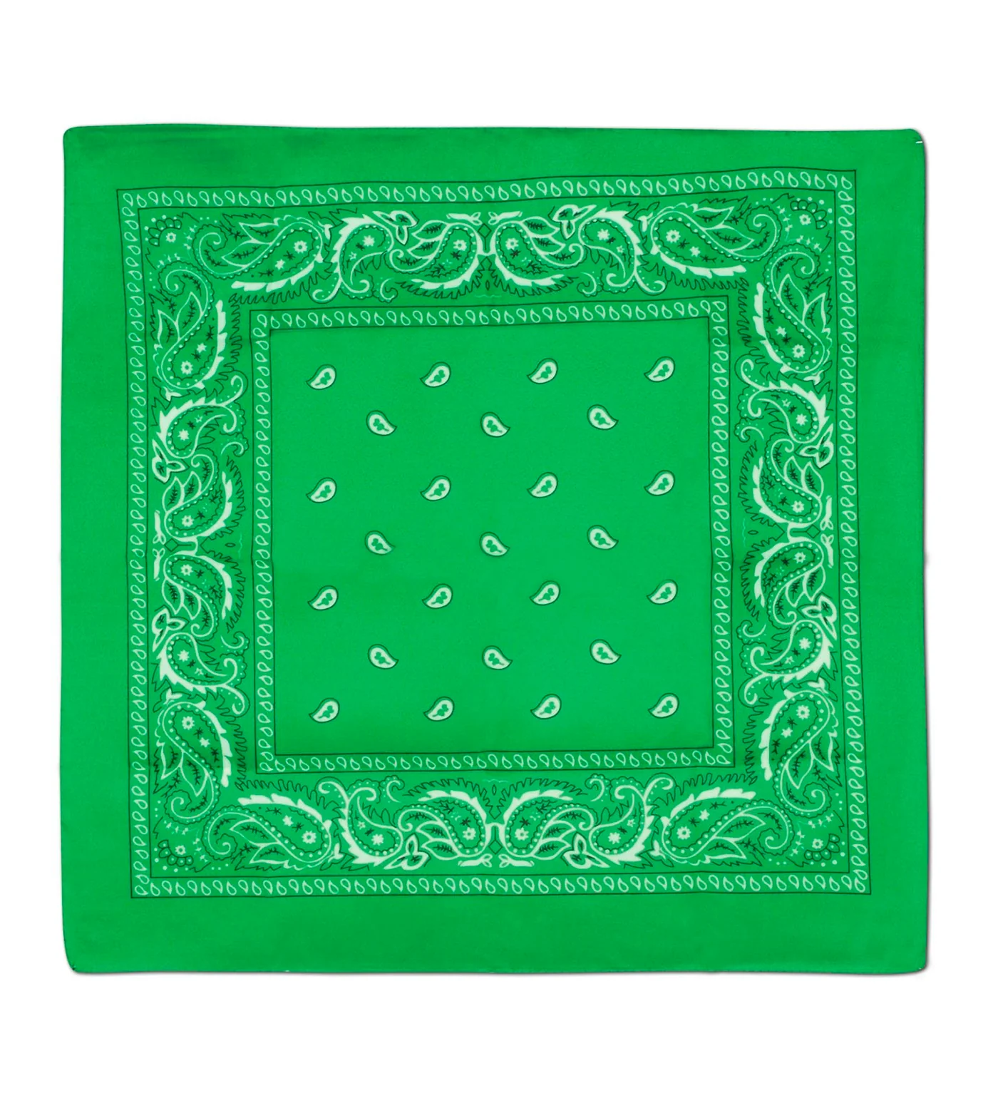 Paisley Bandana, Light Green