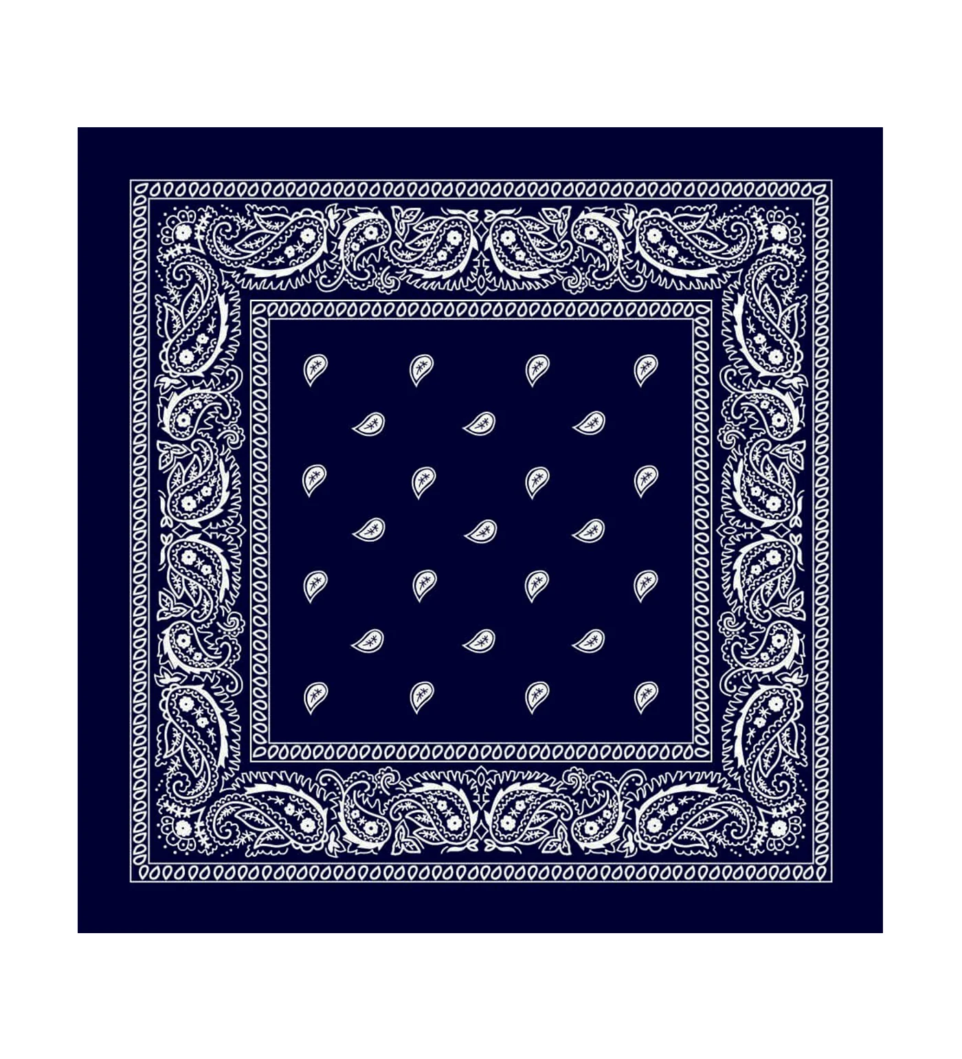 Paisley Bandana, Navy Blue