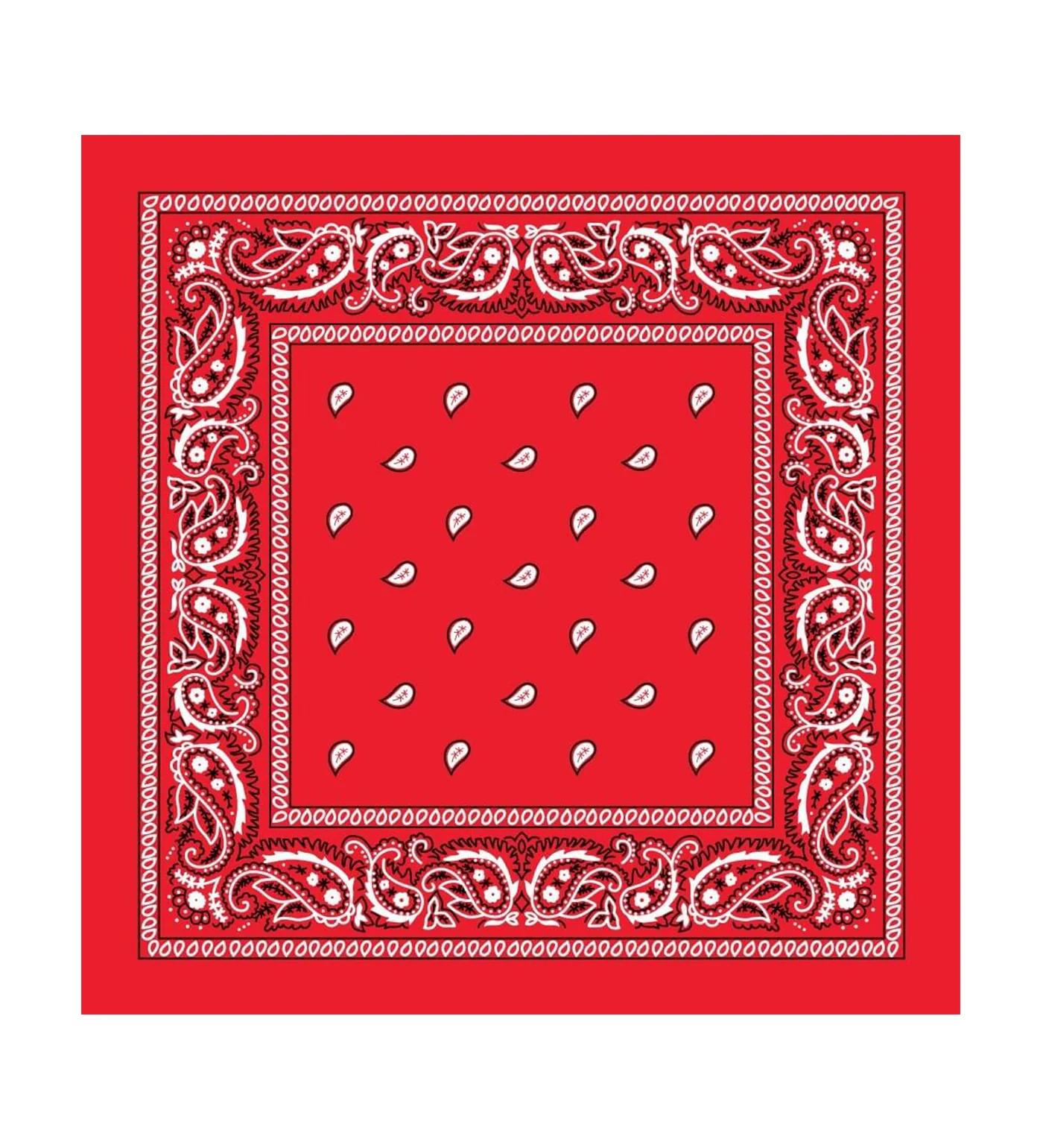 Paisley Bandana, Red
