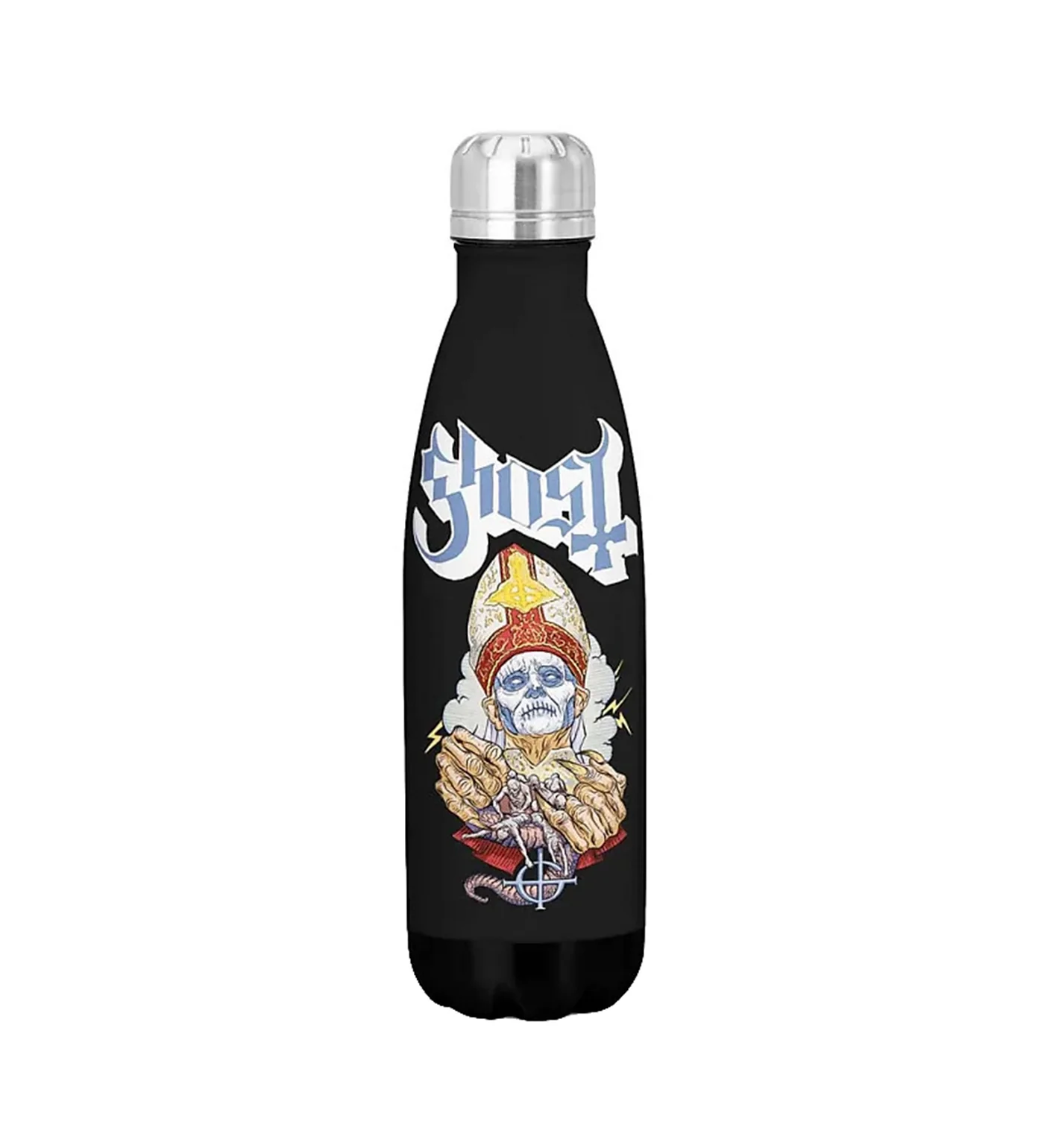 Papa Nihil Drink Bottle, Black/Multi