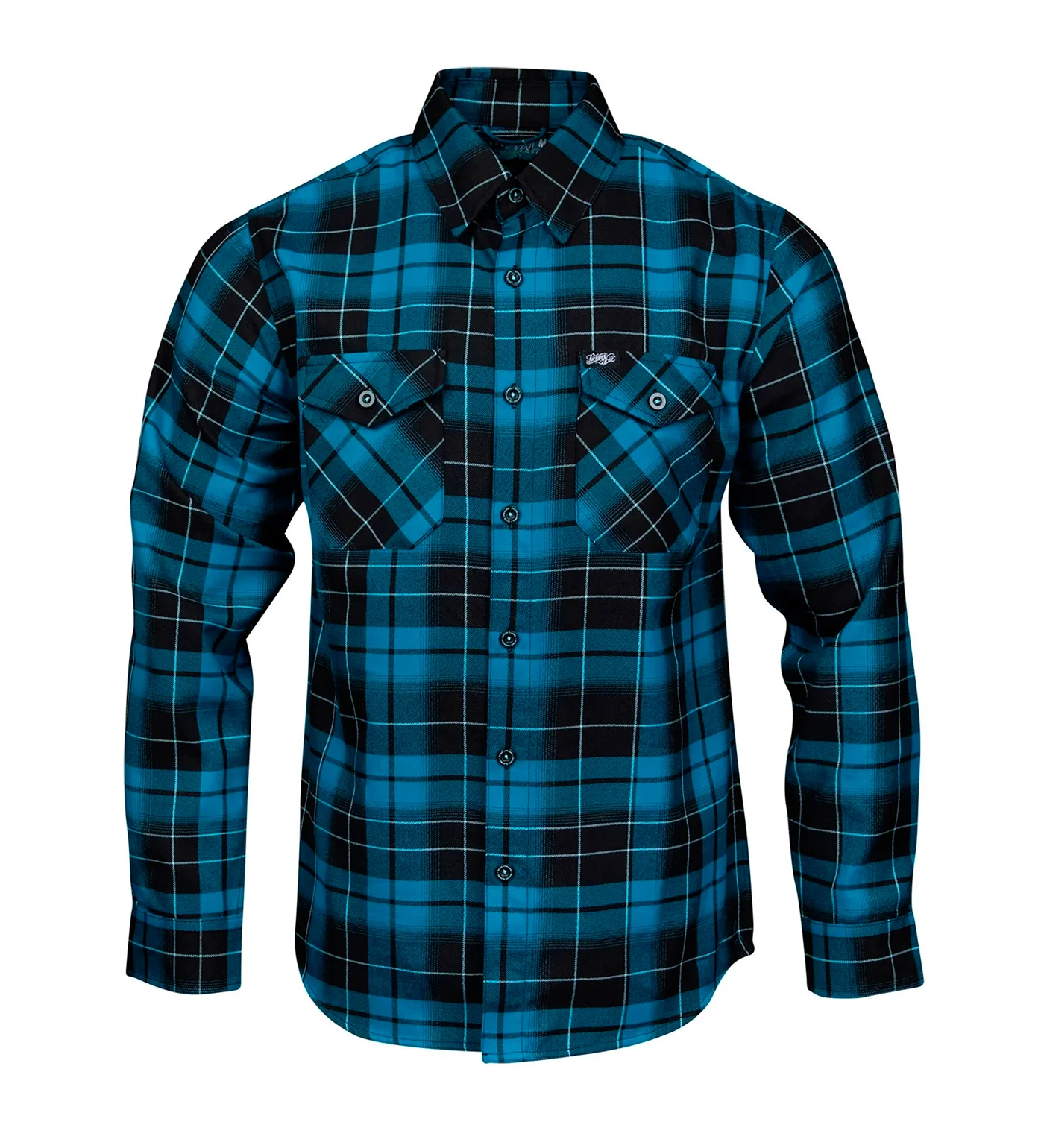 Parkway Drive Deep Blue Flannel, Blue/Black