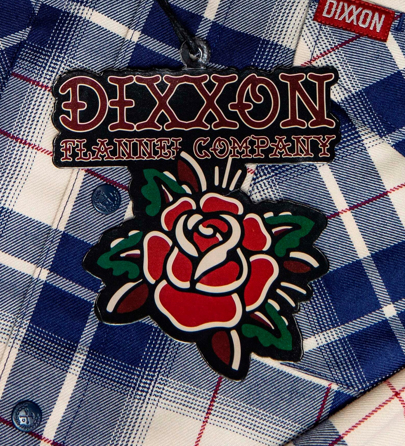 Passion Flannel , Blue/White - Image 3