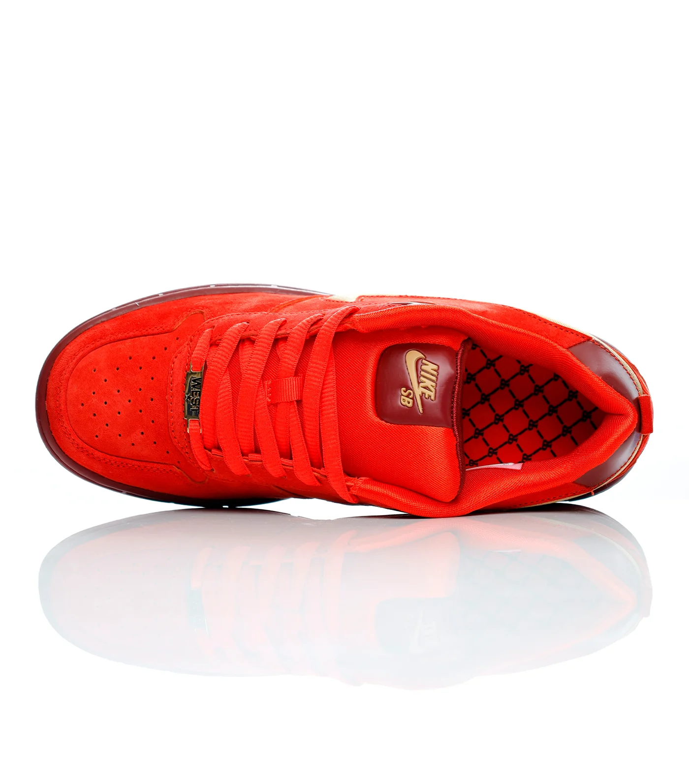 Paul Rodriguez Zoom Air Low QS, Habanero Red/Club Gold/Team Red - Image 4