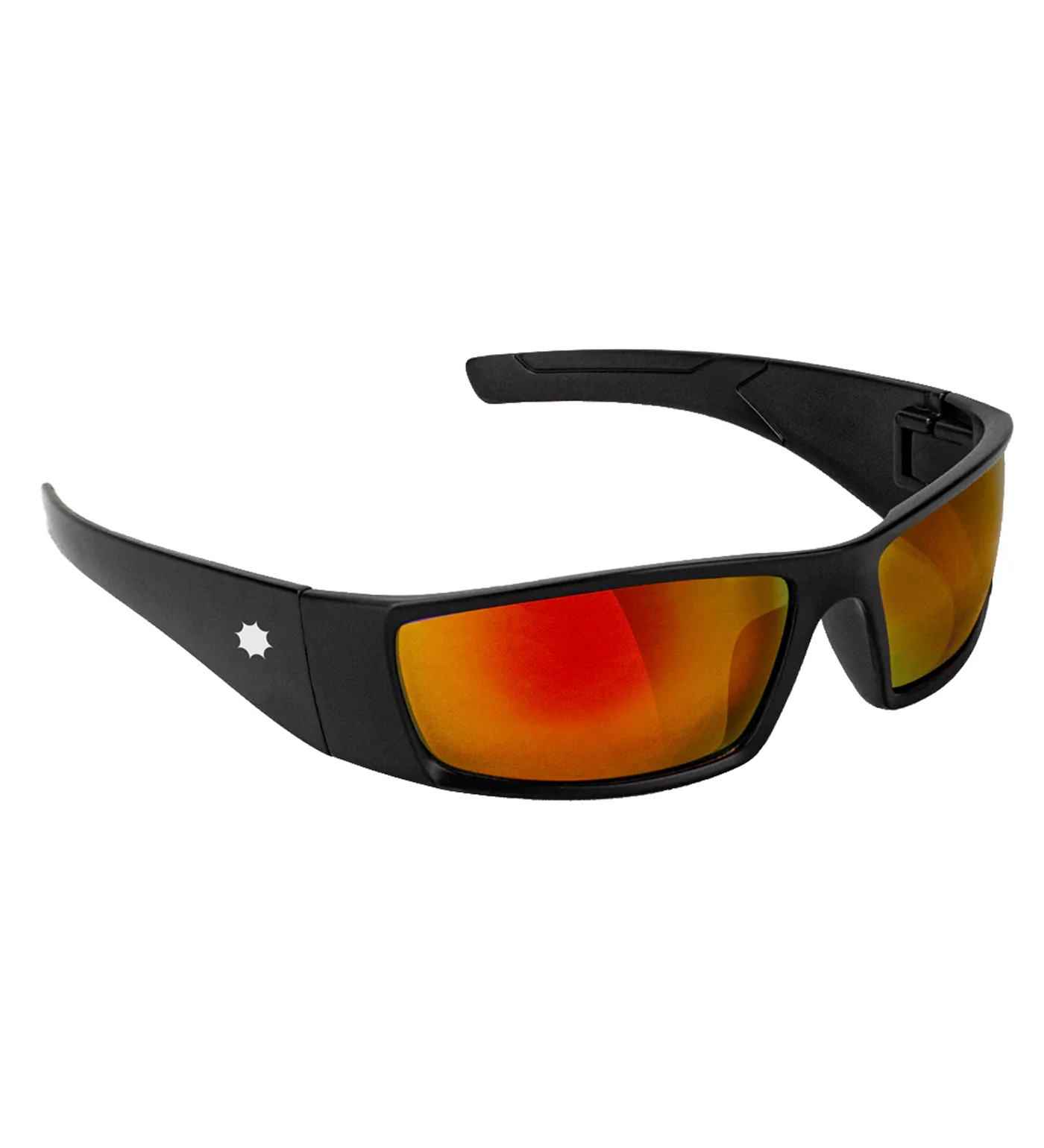 Peet Polarized, Black/Red Mirror