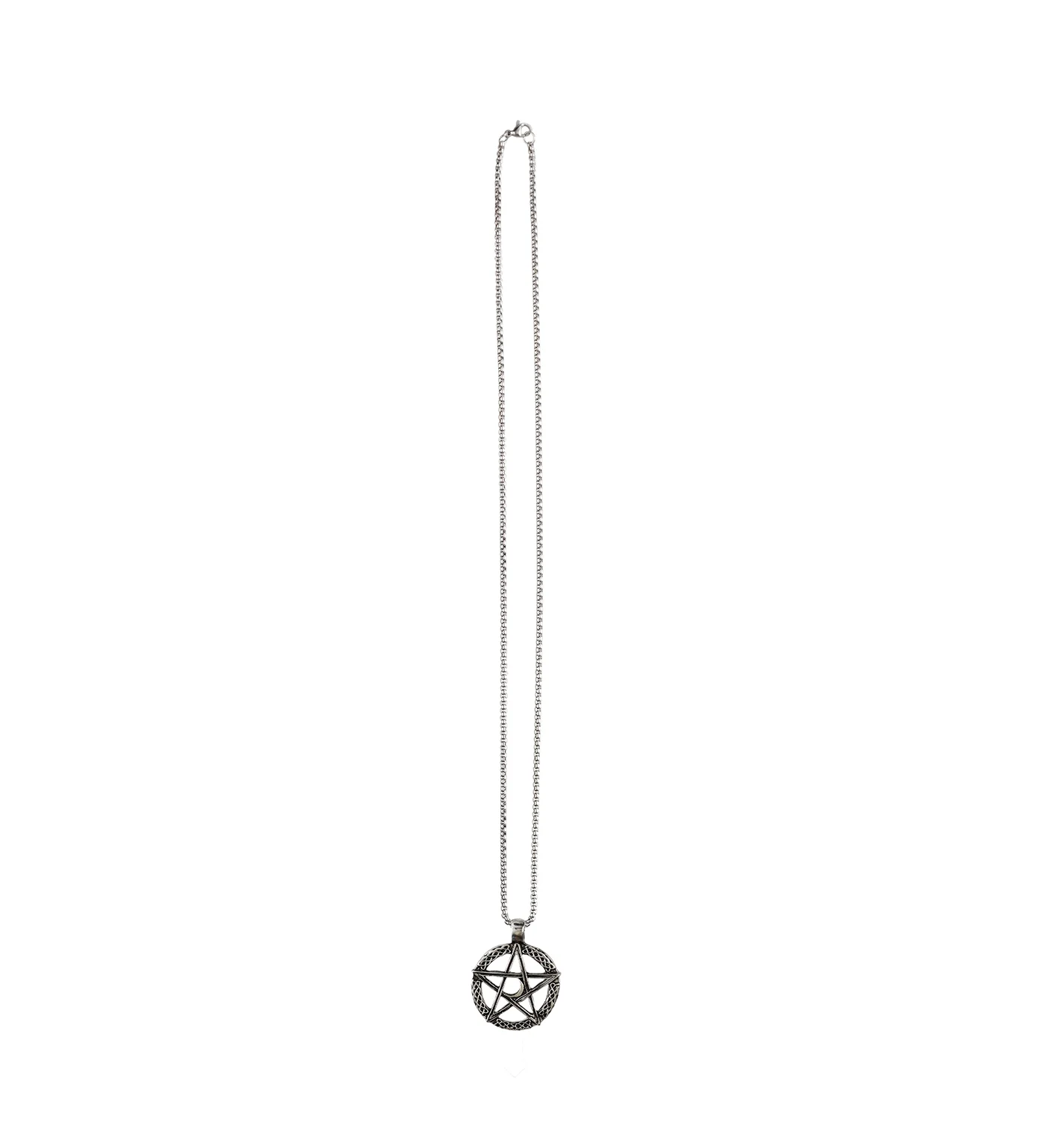 Pentagram and Moon EX-31557645, Silver/Black (2C) - Image 2