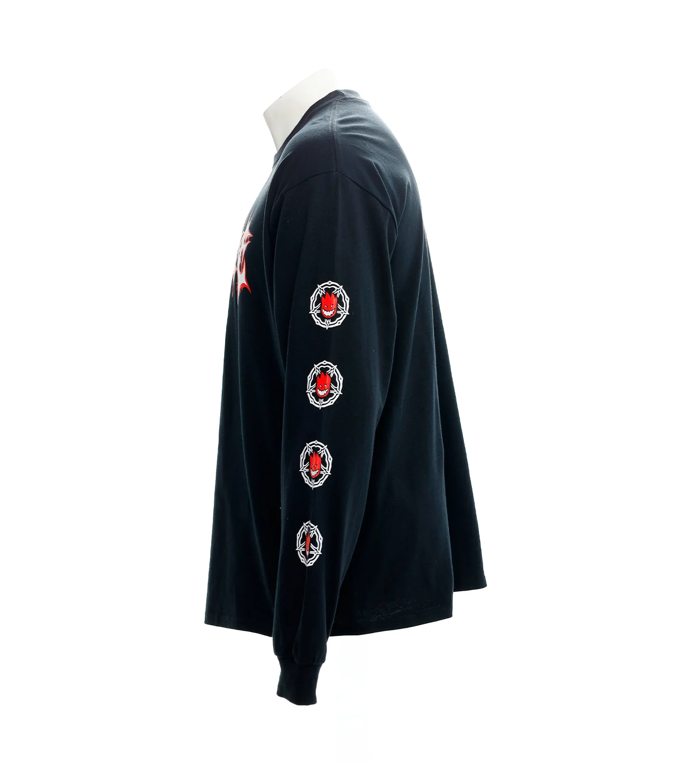 Pentagram Drip Sleeve Premium, Black/Red - Image 2