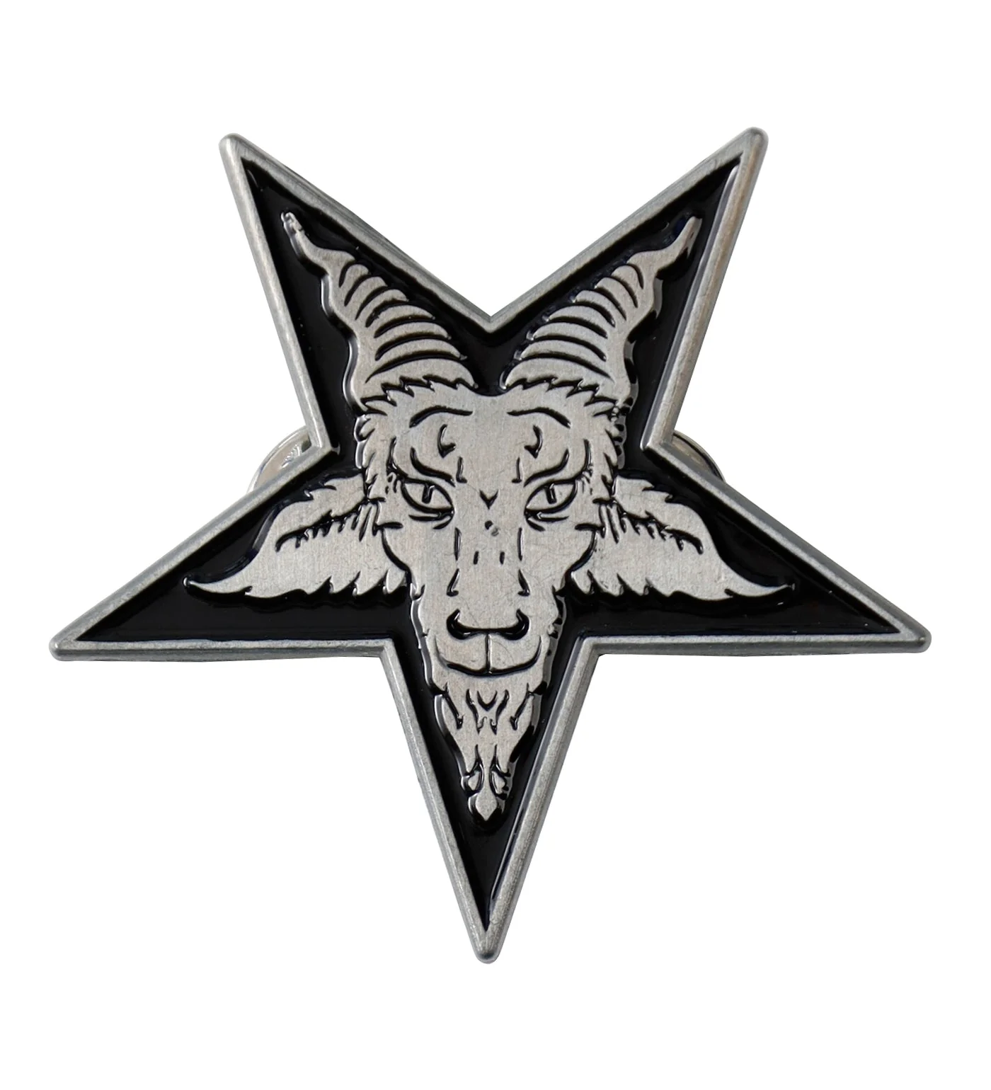 Pentagram Goat, Pewter