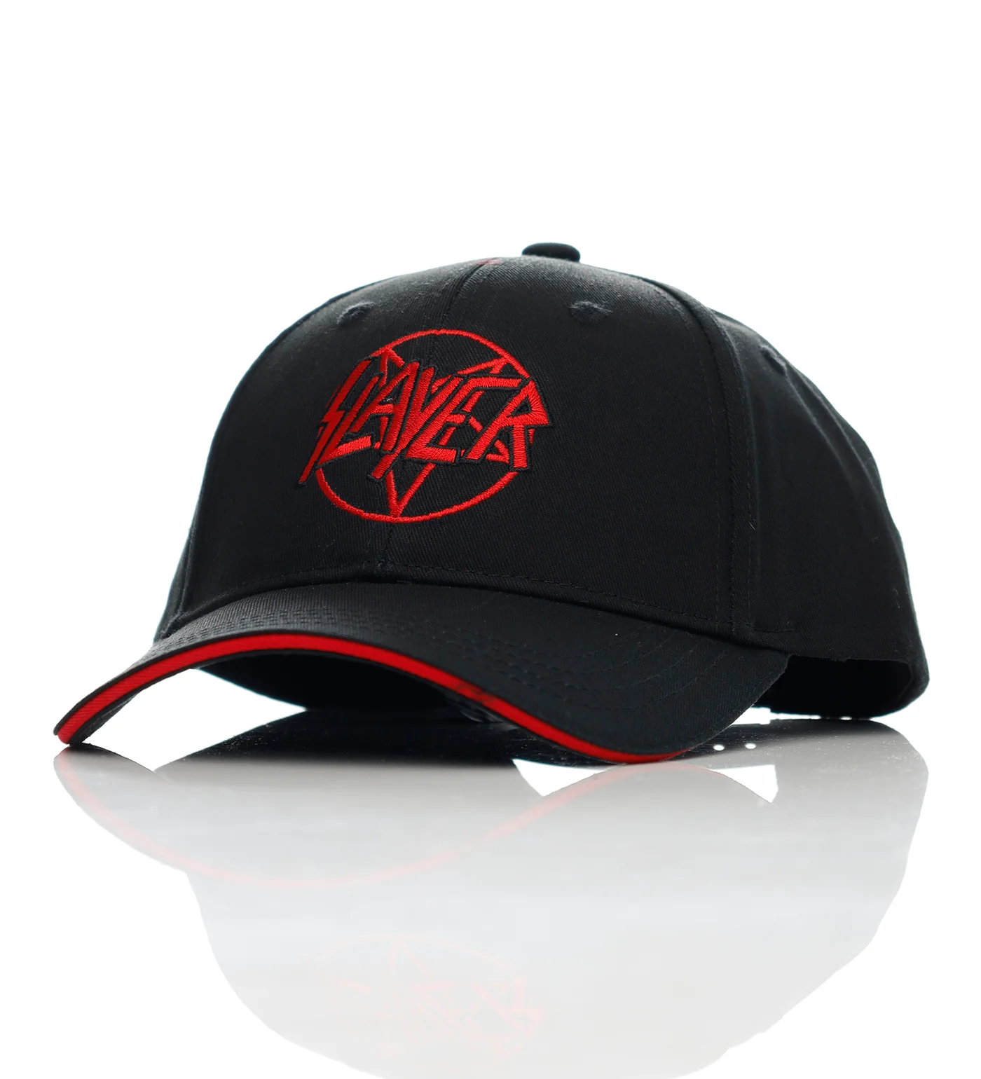 Pentagram Logo Snapback, Black