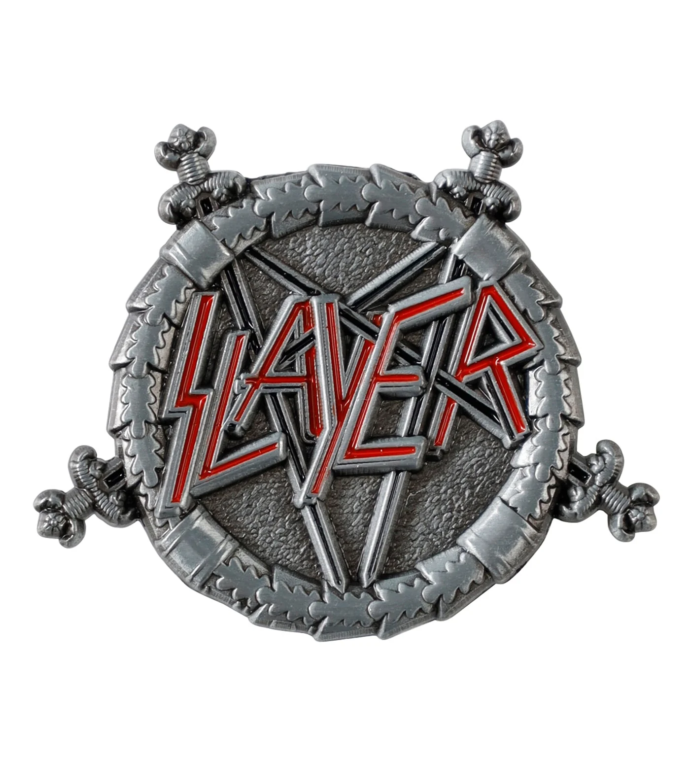 Pentagram , Pewter/Red